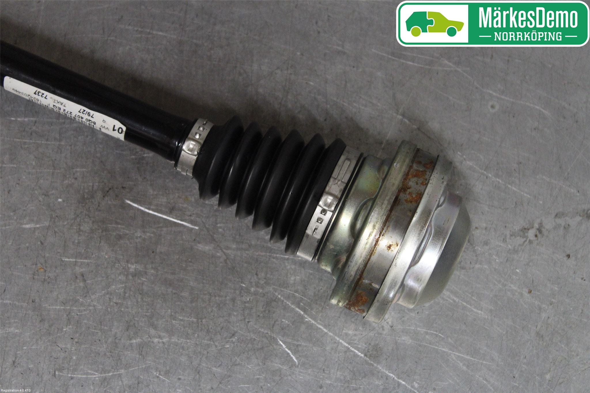Volkswagen VW GOLF / E-GOLF VII 13-20 Drivaxel Fram Höger