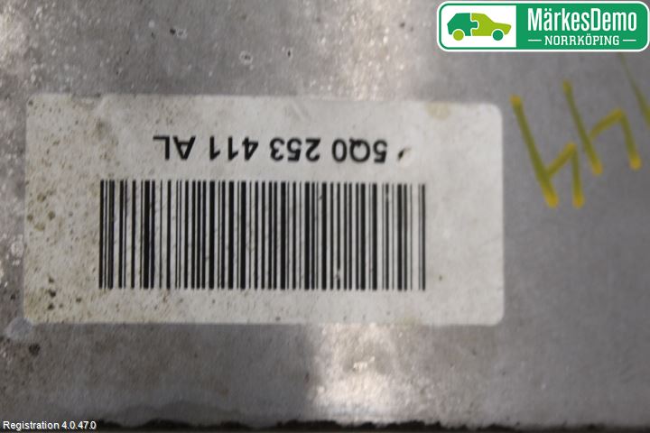 Volkswagen VW GOLF / E-GOLF VII 13-20 Avgas Bakre Dämpare