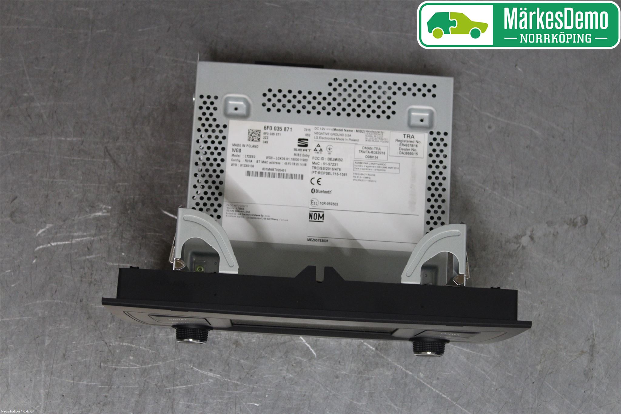 Seat ARONA Cd Radio - Multimediapanel