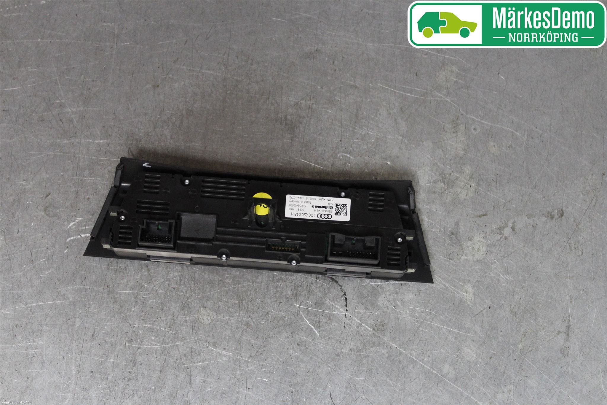 Audi A6/S6 4G 11-18 Värmereglage