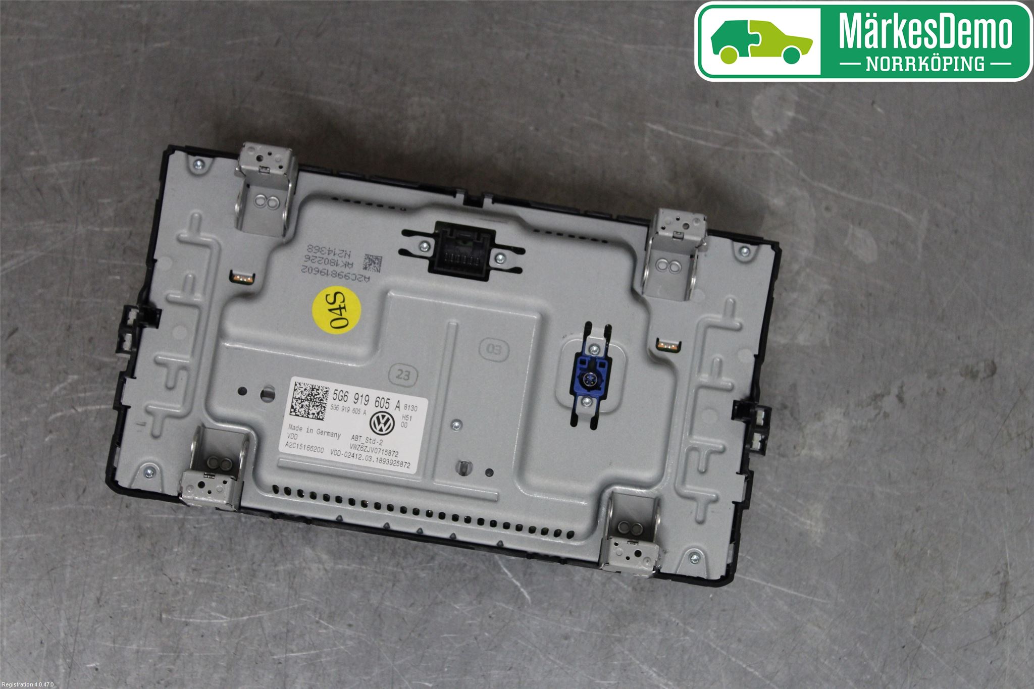 Volkswagen VW PASSAT 15-19 Multifunktionsdisplay