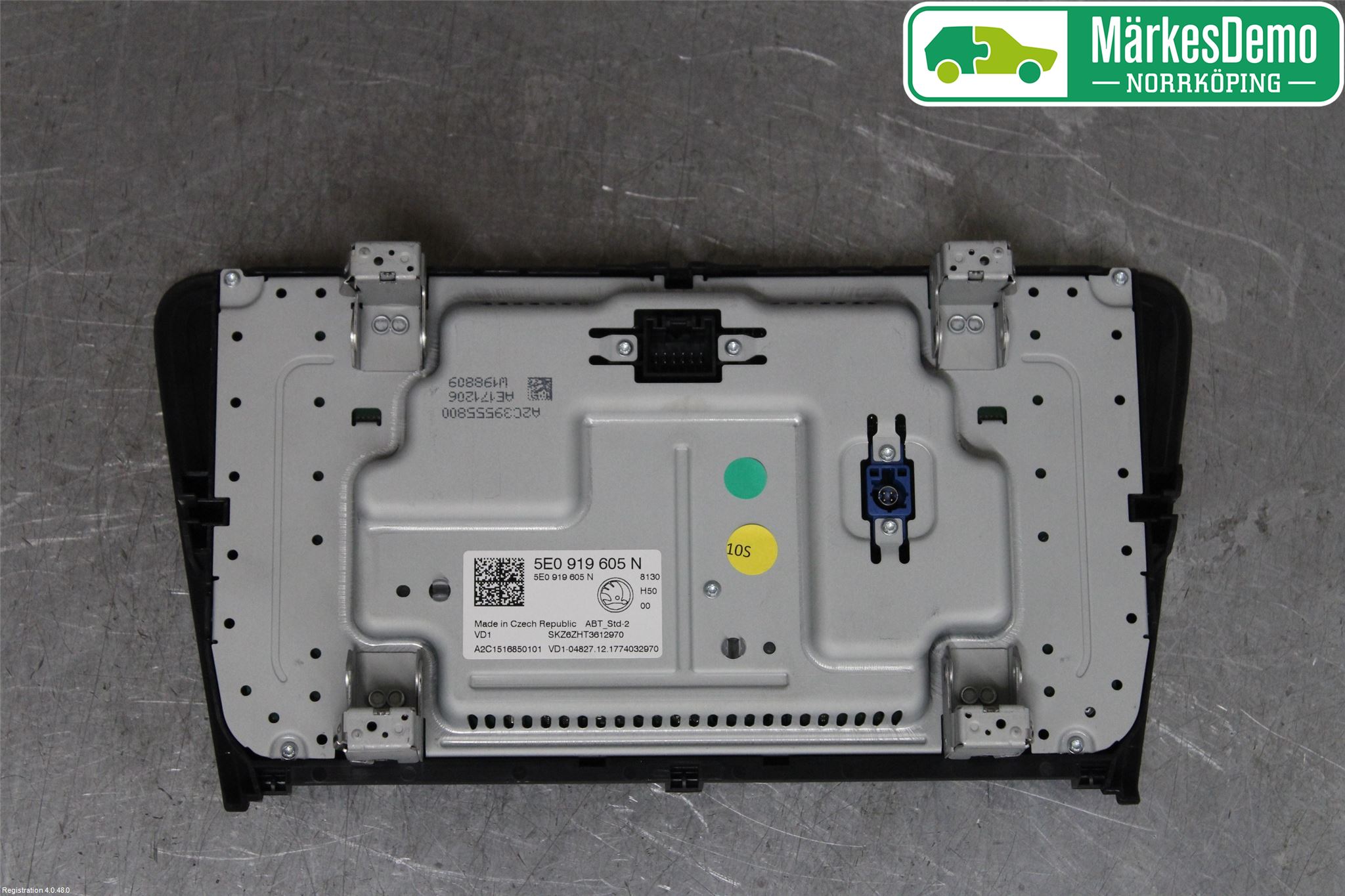 Skoda OCTAVIA (5E) 13-20 Cd Radio - Multimediapanel