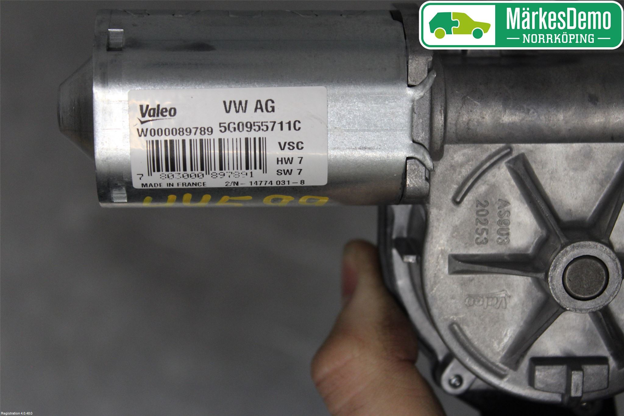 Seat ARONA Torkarmotor Baklucka