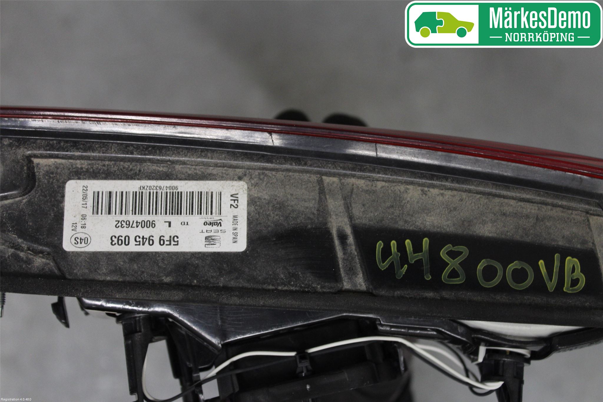 Seat LEON 13-20 Bakljus Lucka Vä