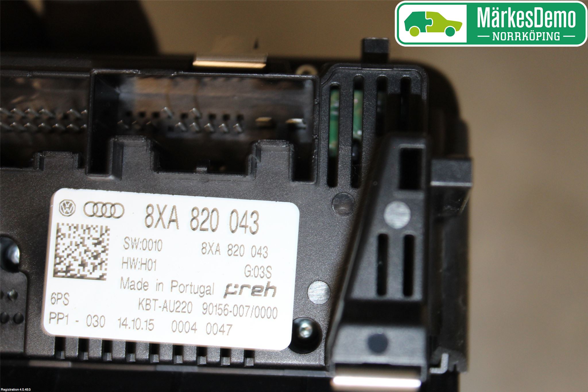 Audi A1/S1 11-18 Värmereglage