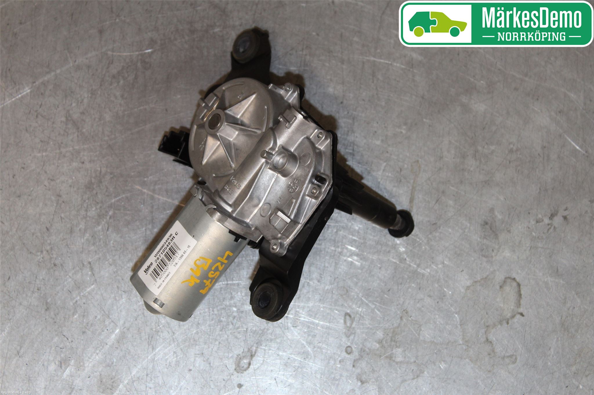 Renault CAPTUR 13-19 Torkarmotor Baklucka