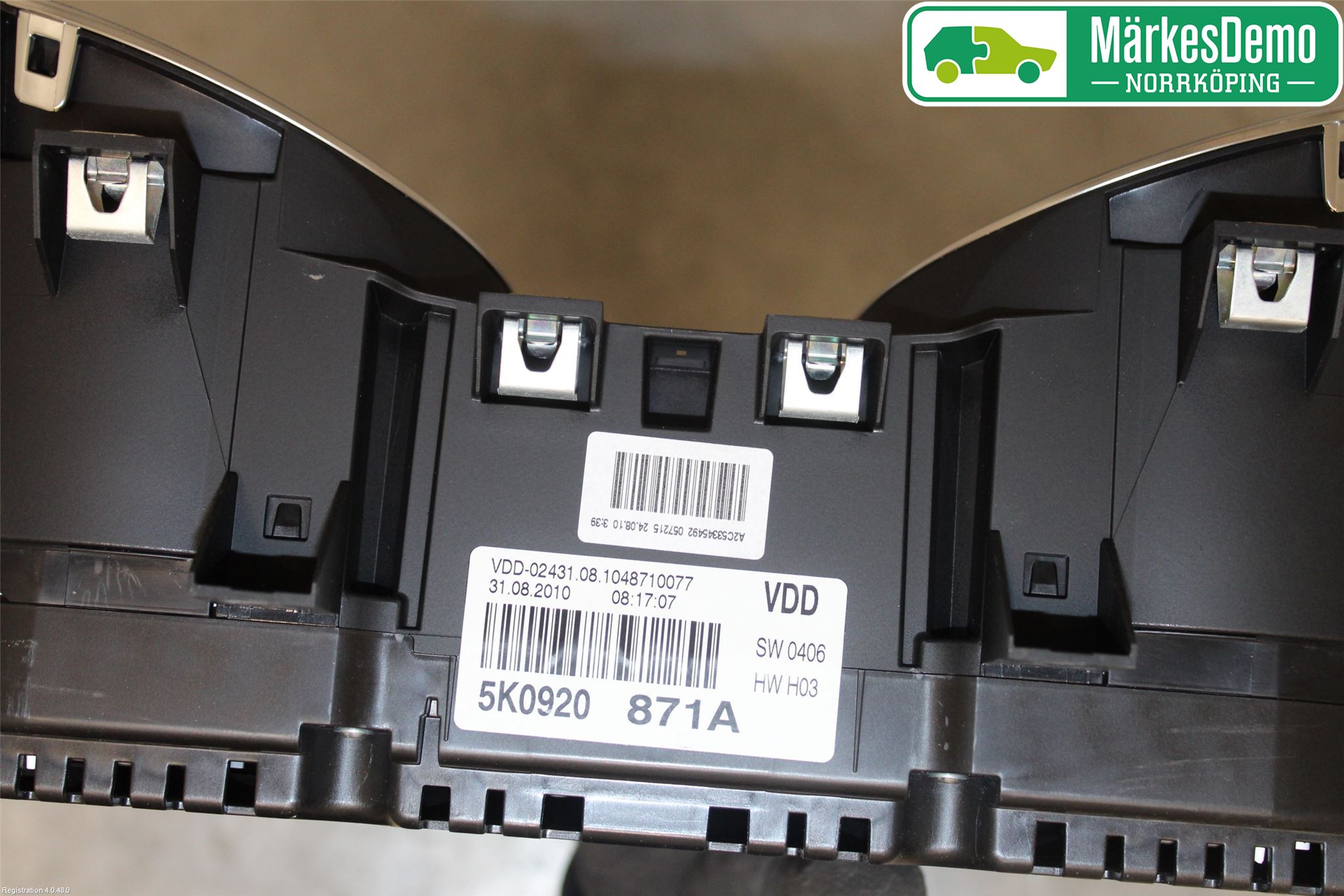 Volkswagen VW GOLF VI 09-13 Instrument Komb