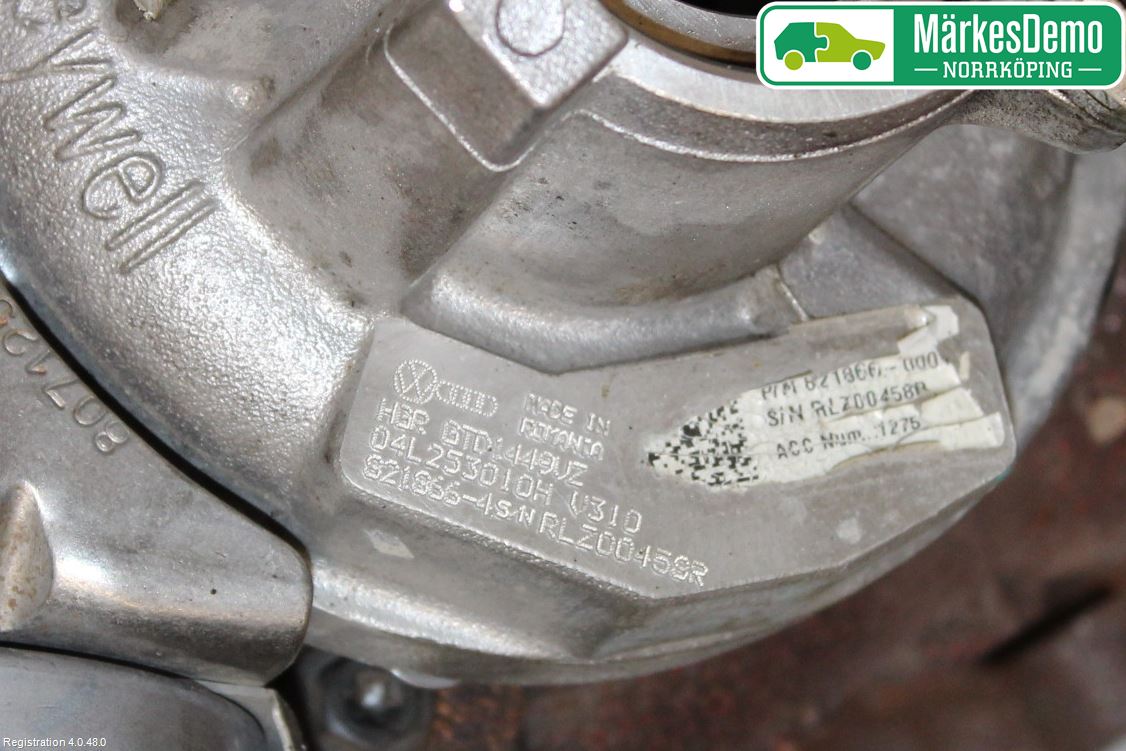 Volkswagen VW GOLF / E-GOLF VII 13-20 Turboaggregat