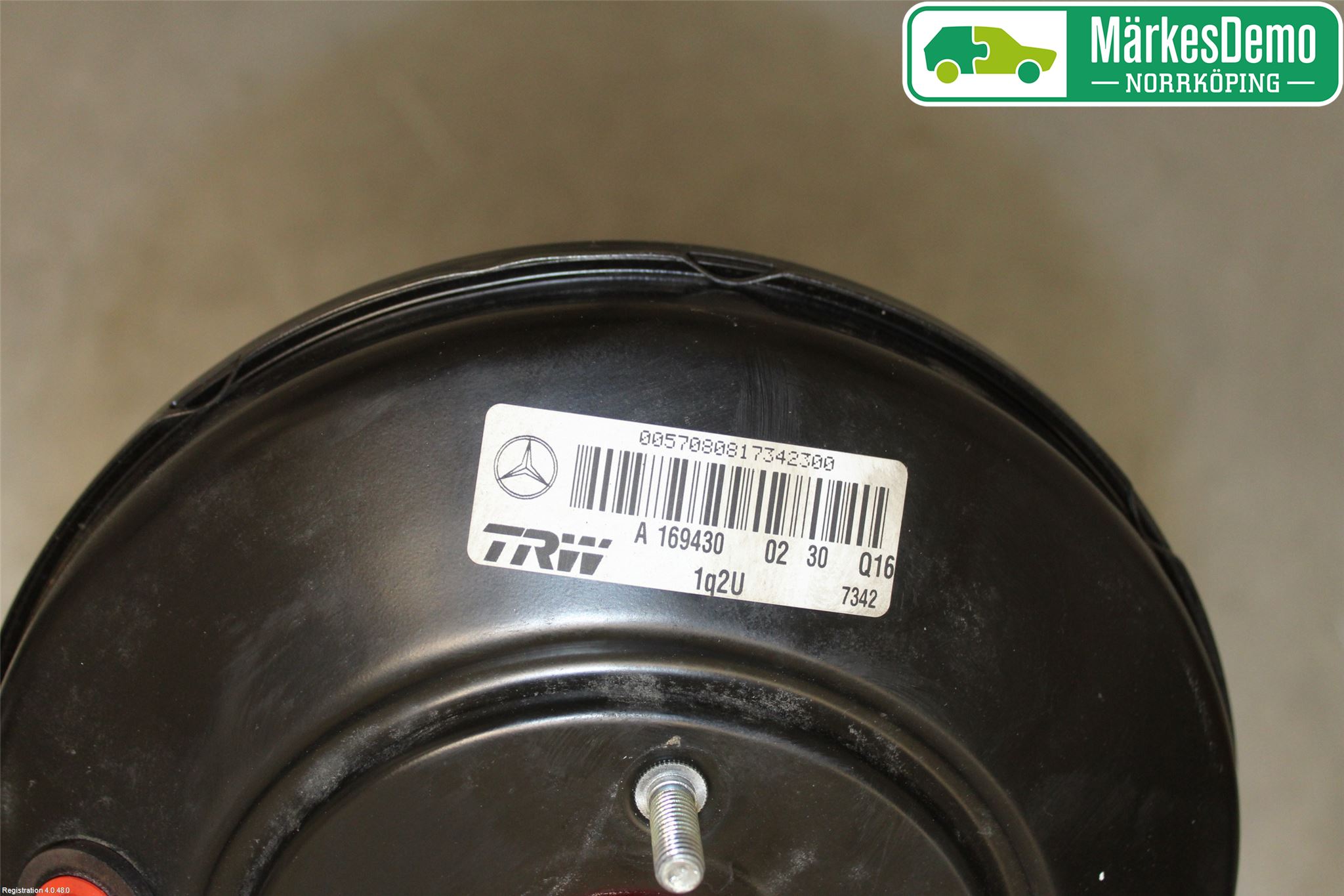 Mercedes-Benz MB A-KLASS (W169) 04-12 Bromsservo