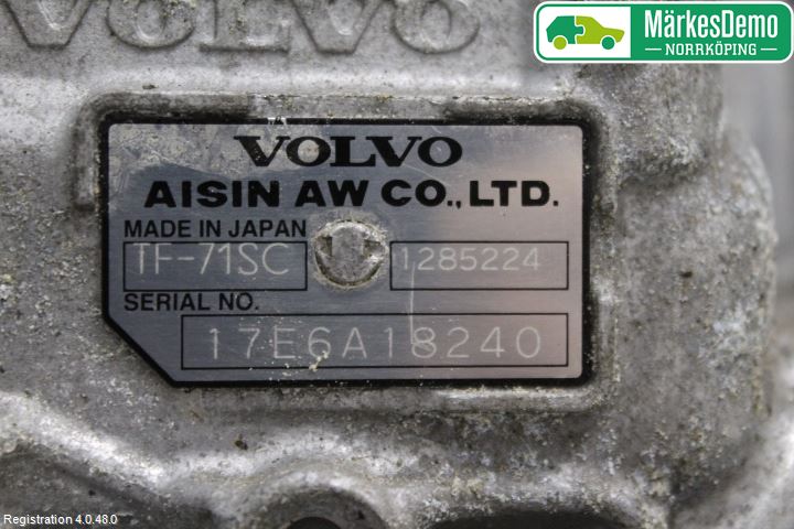 Volvo V40 12-19 Växellåda Automat