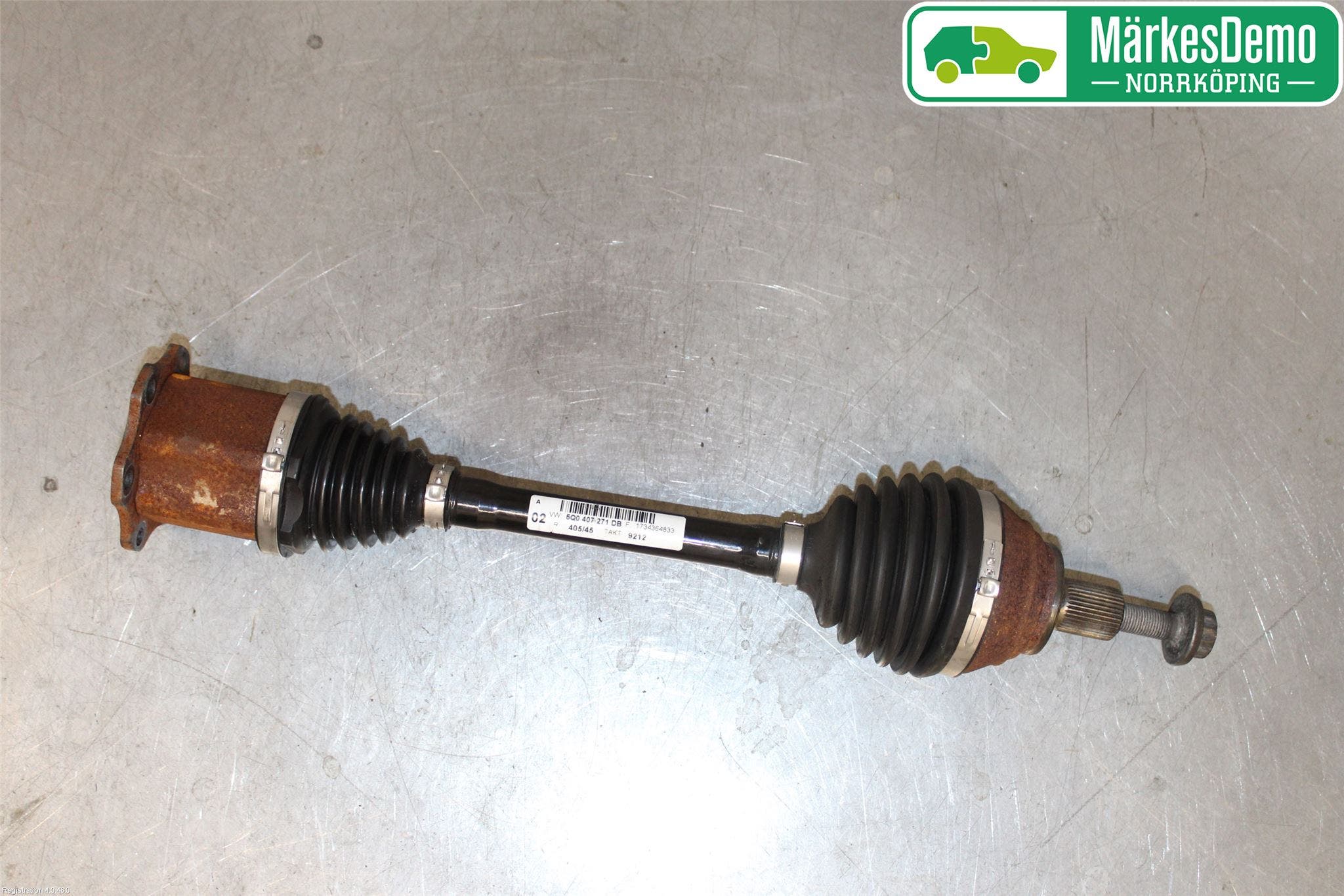 Volkswagen VW GOLF / E-GOLF VII 13-20 Drivaxel Fram Vänster