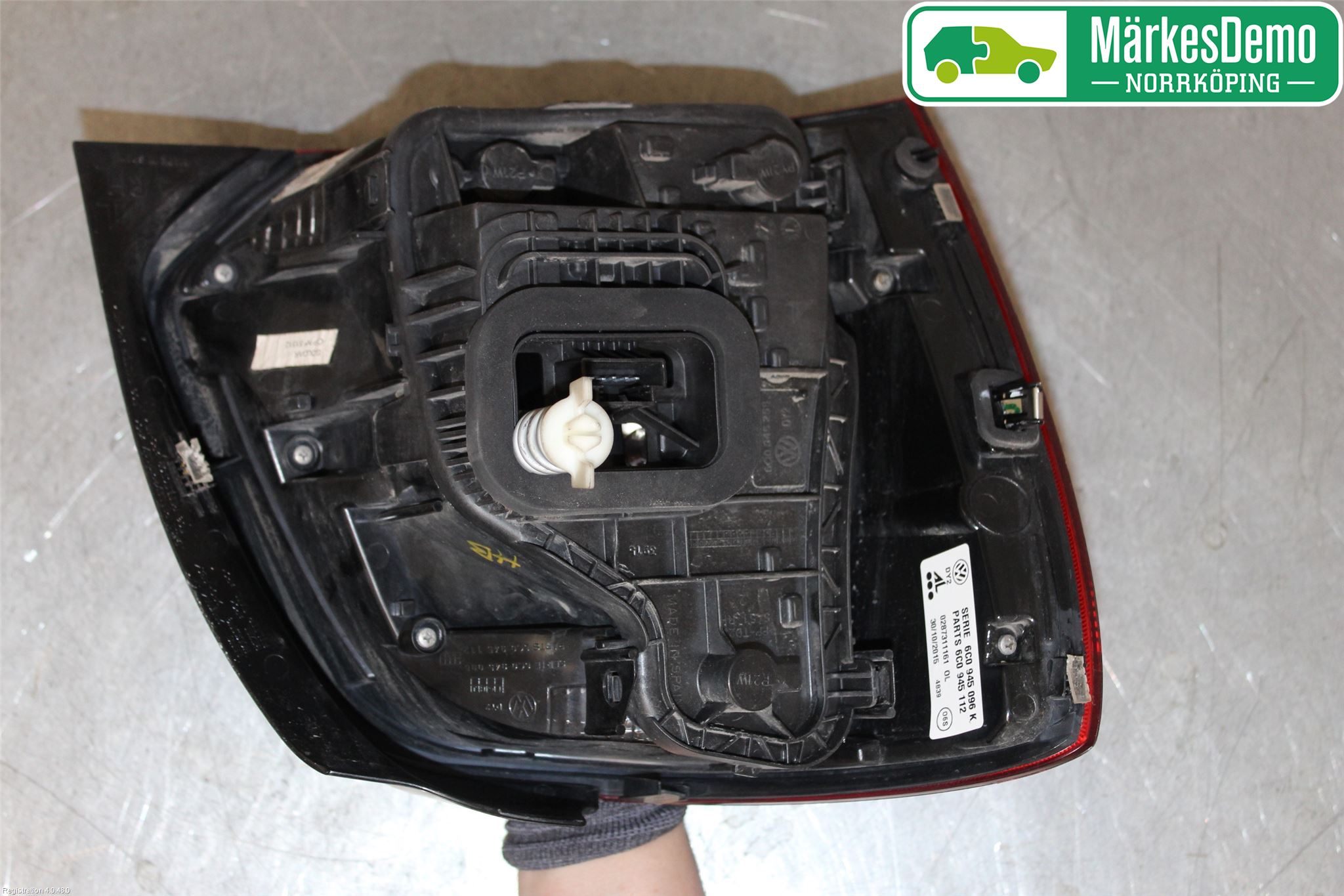 Volkswagen VW POLO 10-17 Bakljus Höger