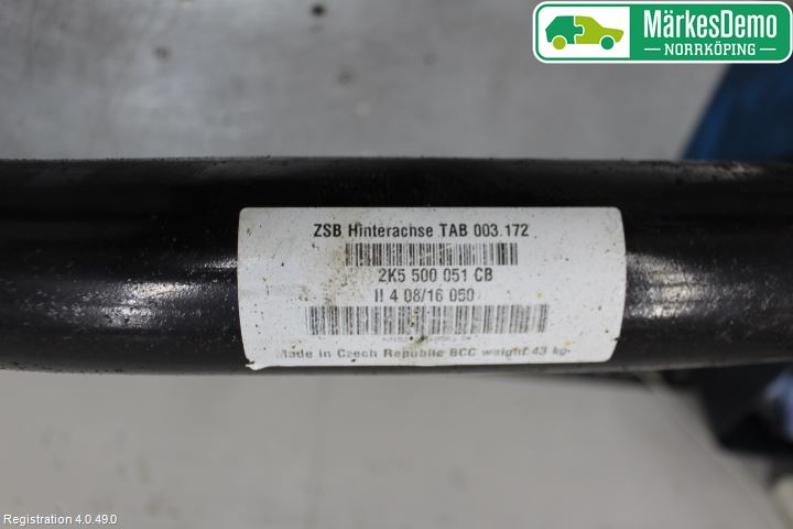 Volkswagen VW CADDY 11-15 Bakaxel