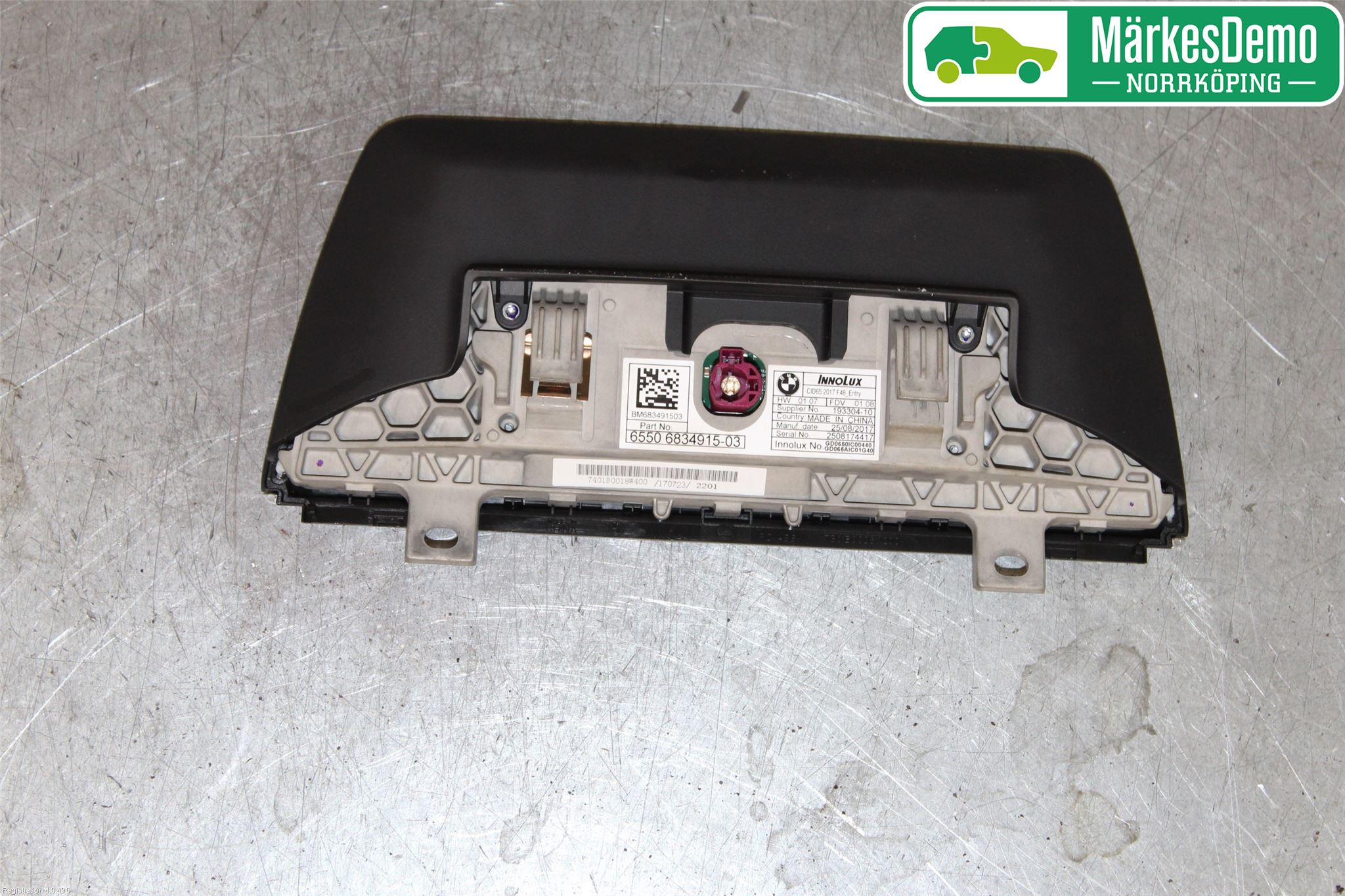 BMW X1 F48 15-22 Multifunktionsdisplay