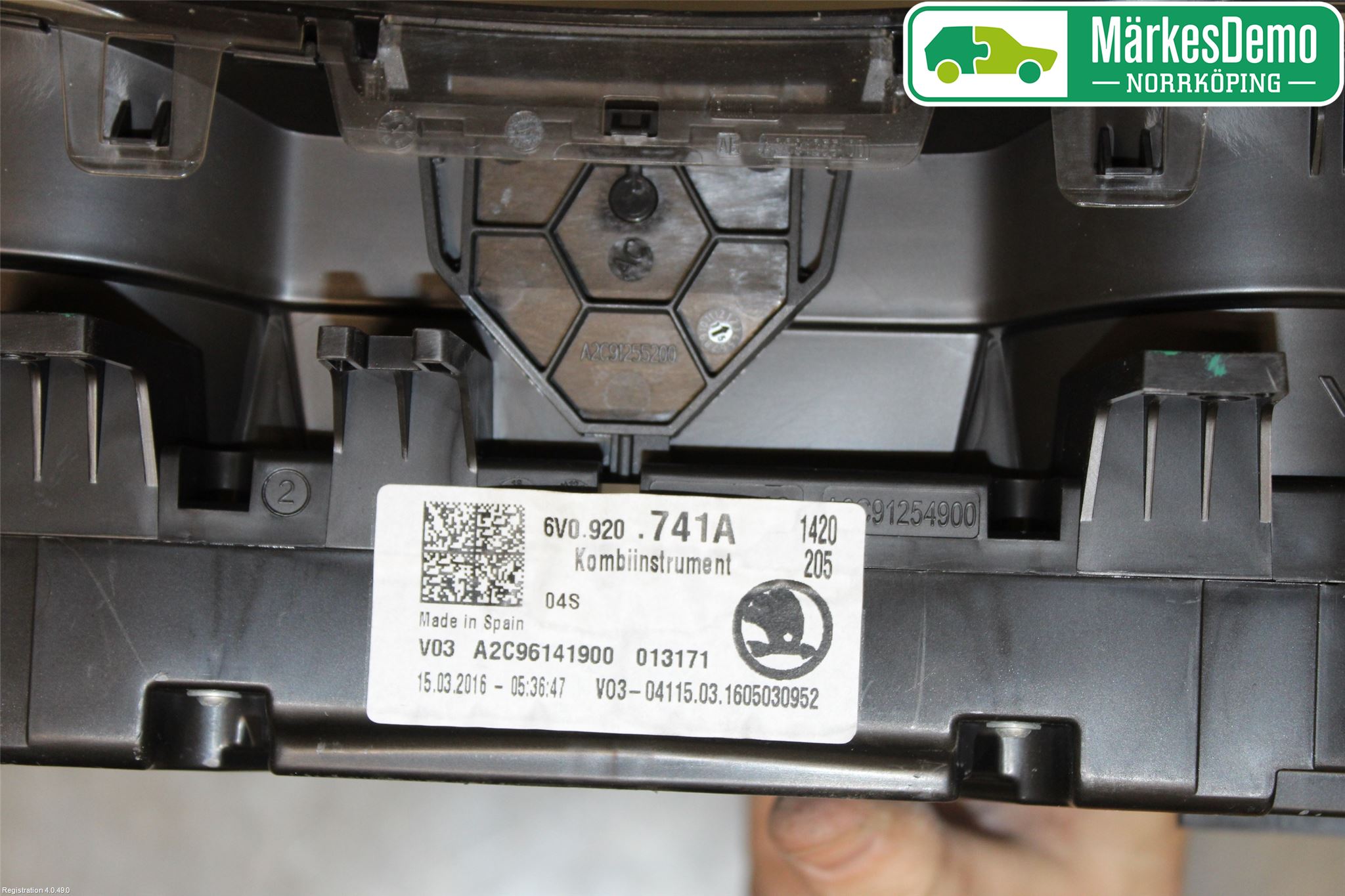 Skoda FABIA 15-21 Instrument Komb