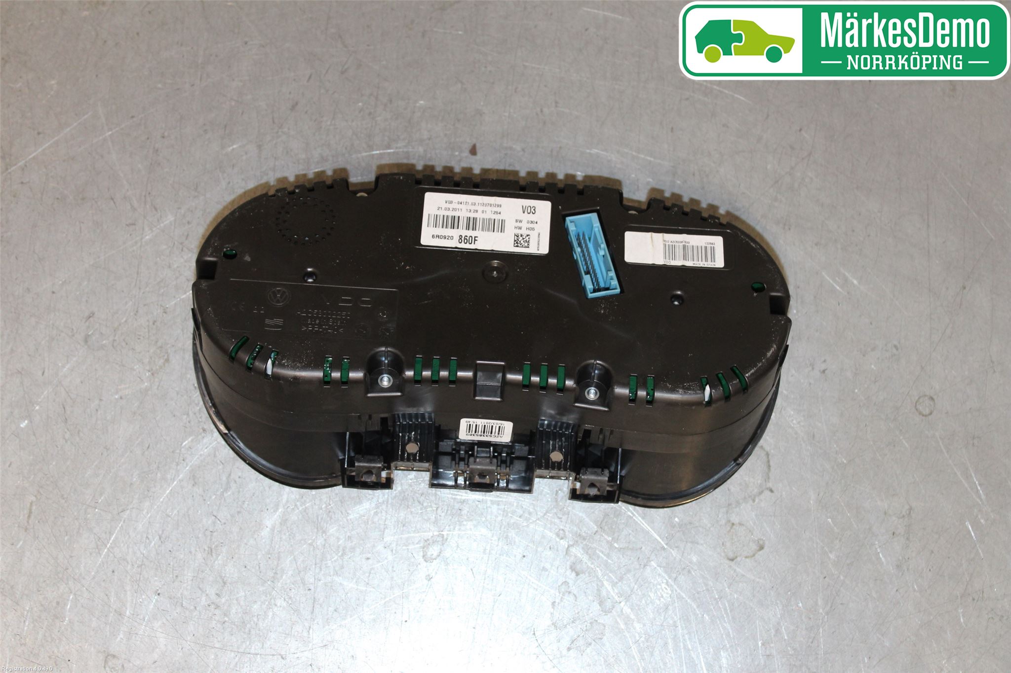 Volkswagen VW POLO 10-17 Instrument Komb