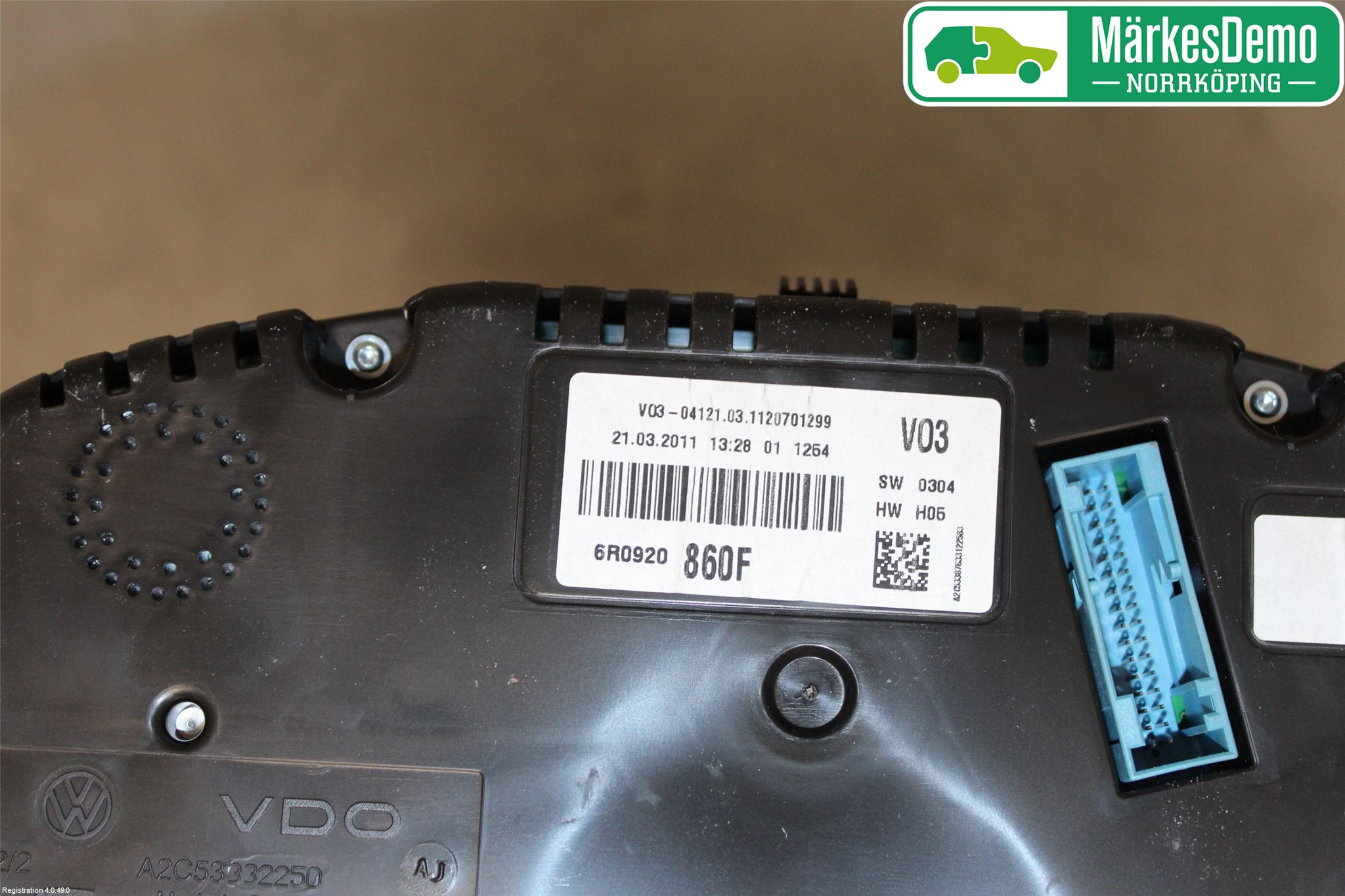 Volkswagen VW POLO 10-17 Instrument Komb