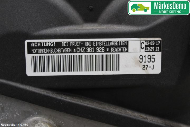 Volkswagen VW GOLF / E-GOLF VII 13-20 Motor Bensin