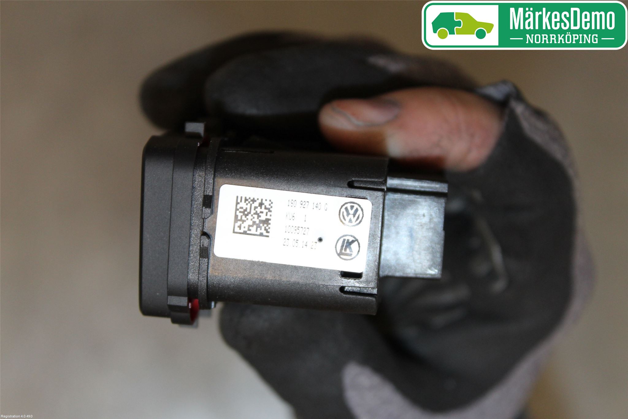 Volkswagen VW UP! / E-UP! Strömställare Varnings