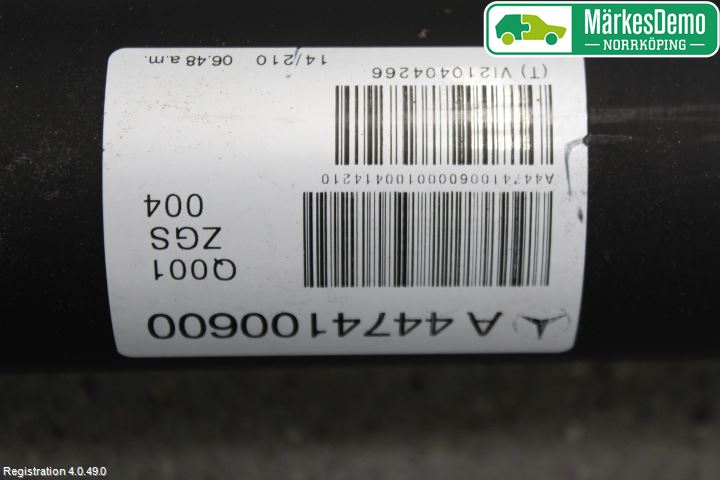 Mercedes-Benz MB VITO/V-KLASS (W640,W447,W448) 14- Mellanaxel Komp