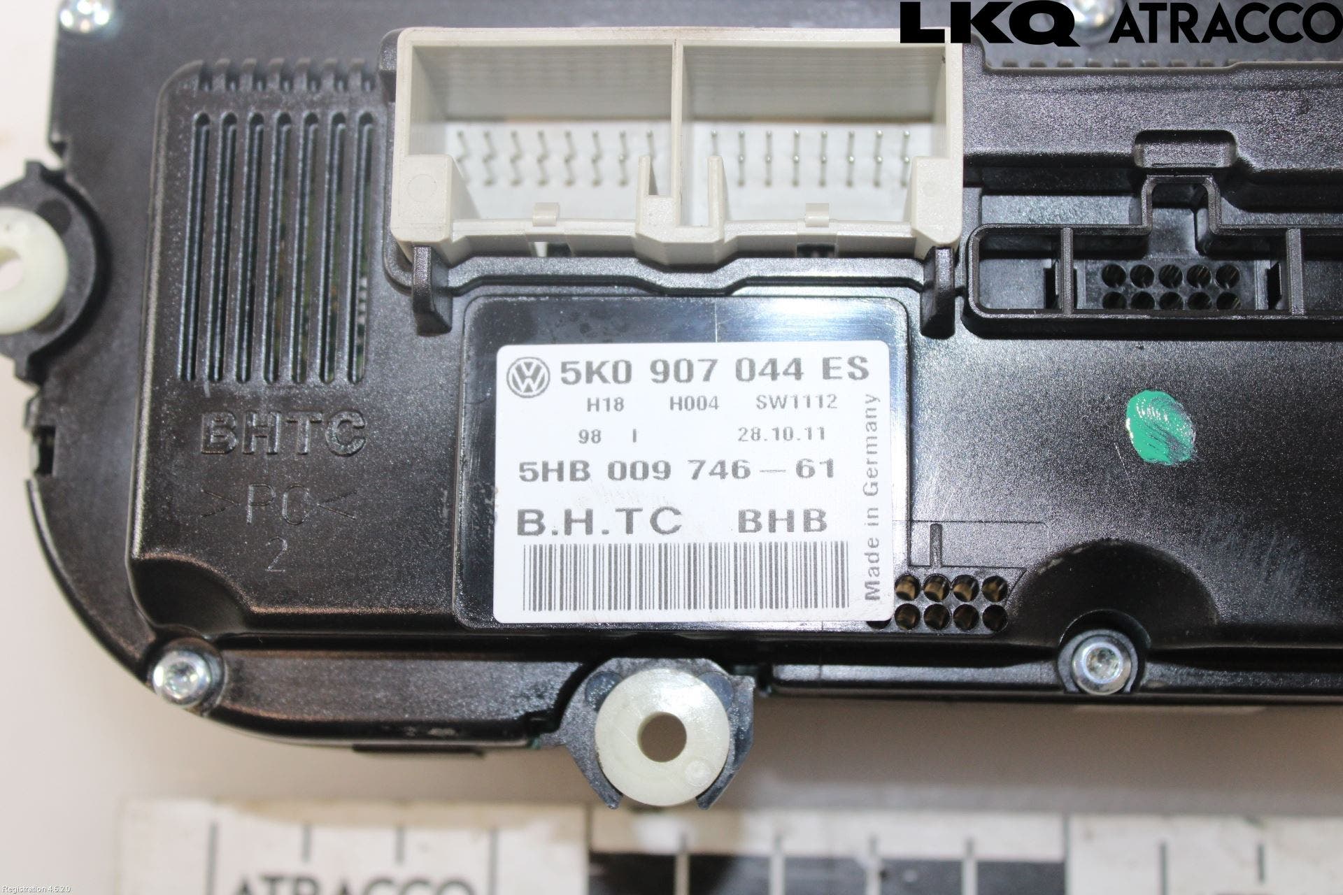 Volkswagen VW GOLF VI 09-13 Värmereglage