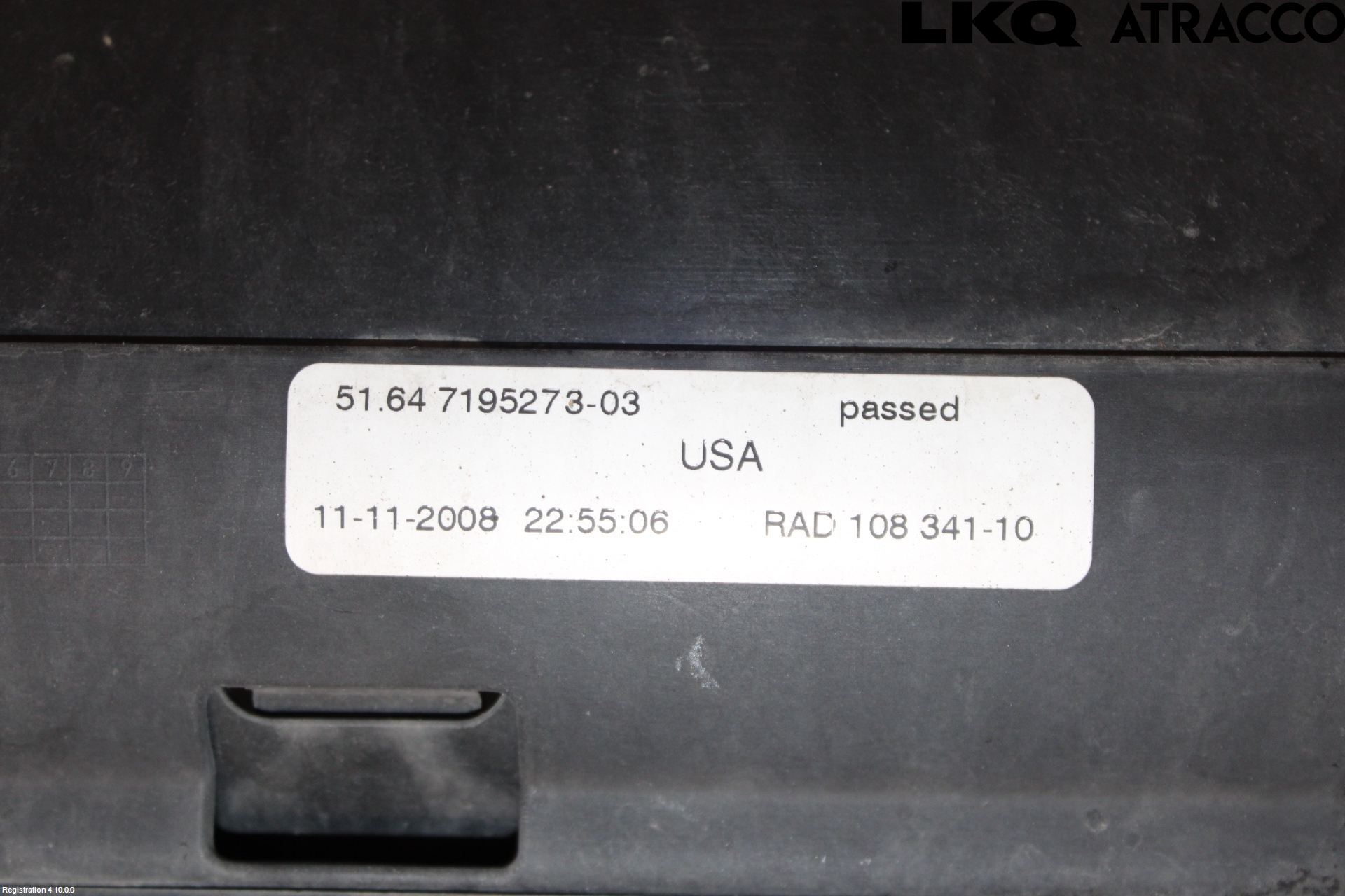 BMW X6 E71/E72   08-14 Frontplåt