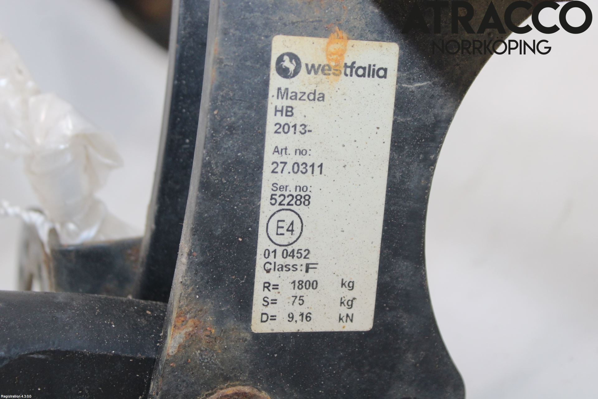 Mazda 3 III 14-19 Dragkrok