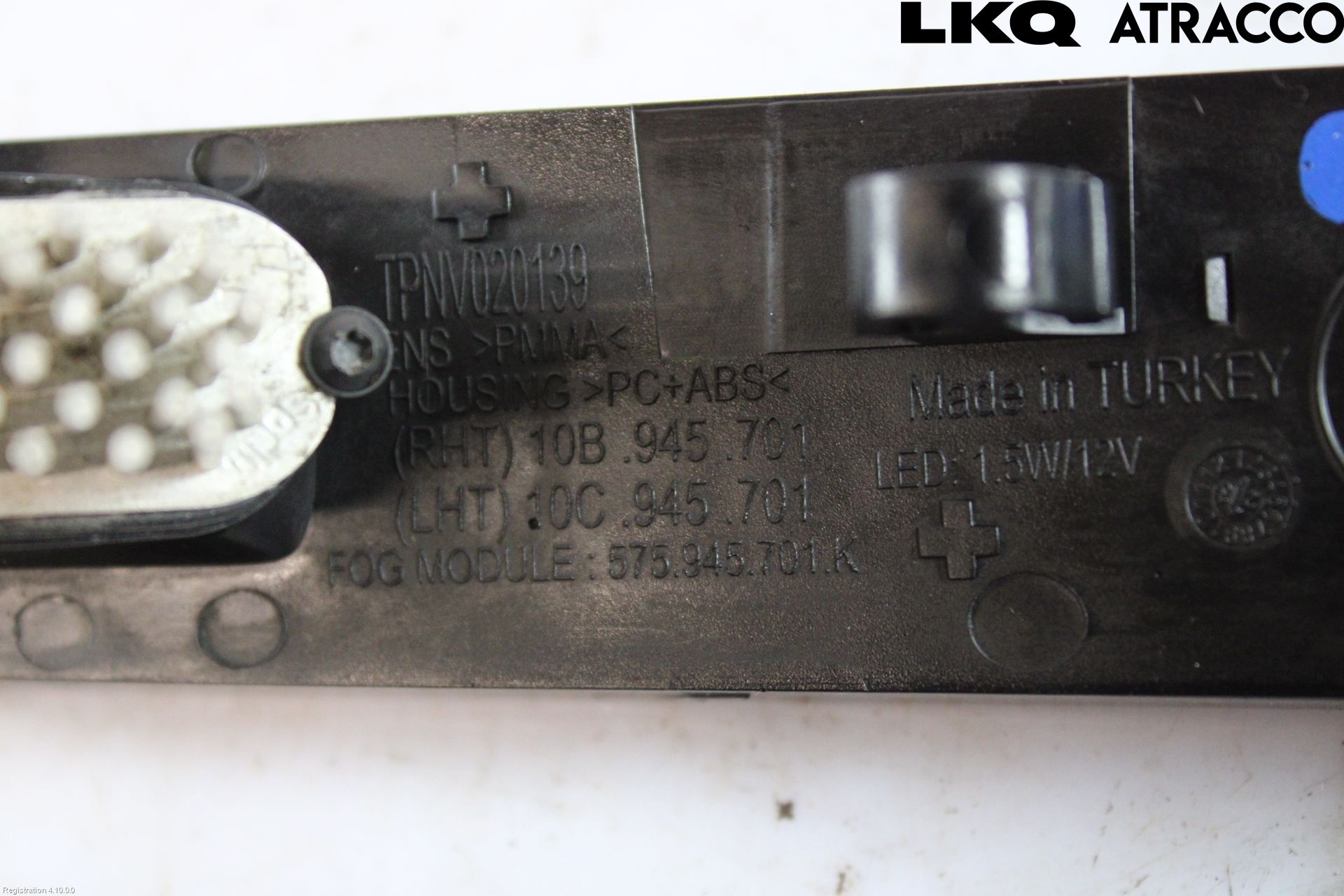 Volkswagen VW ID.3 21- Dimljus/Reflex Bak