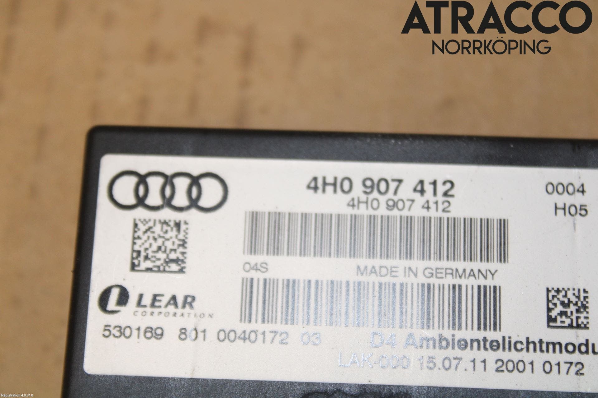 Audi A8/S8 4H 10-17 Komfort Styrdon
