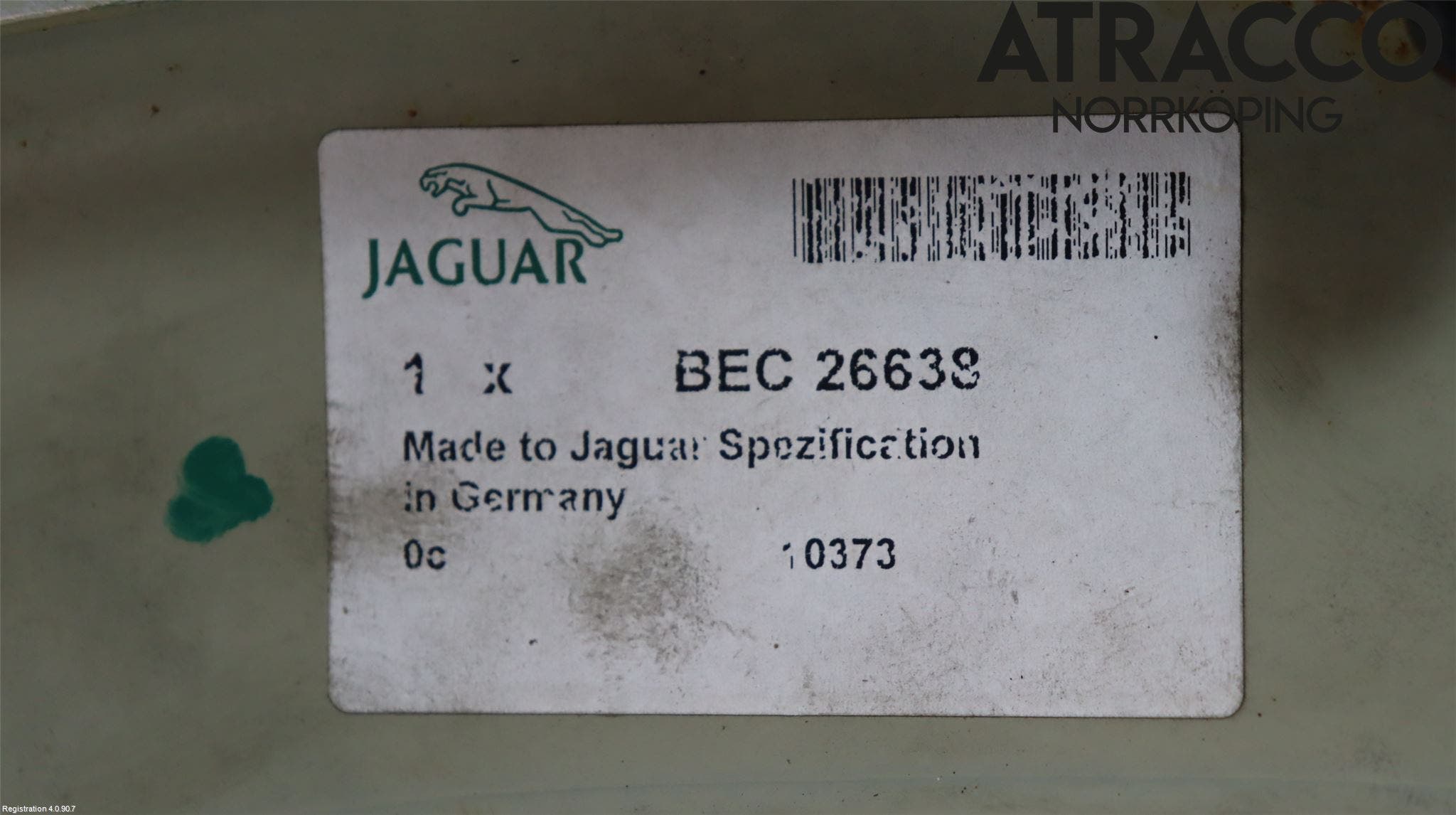 Jaguar XJS Stötfångarlist Fram