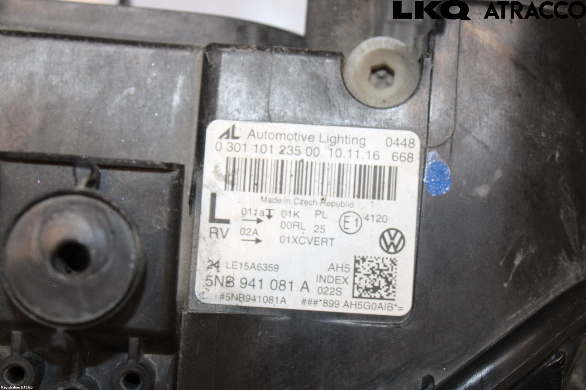 Volkswagen VW TIGUAN 16-24 Strålkastare Vänster