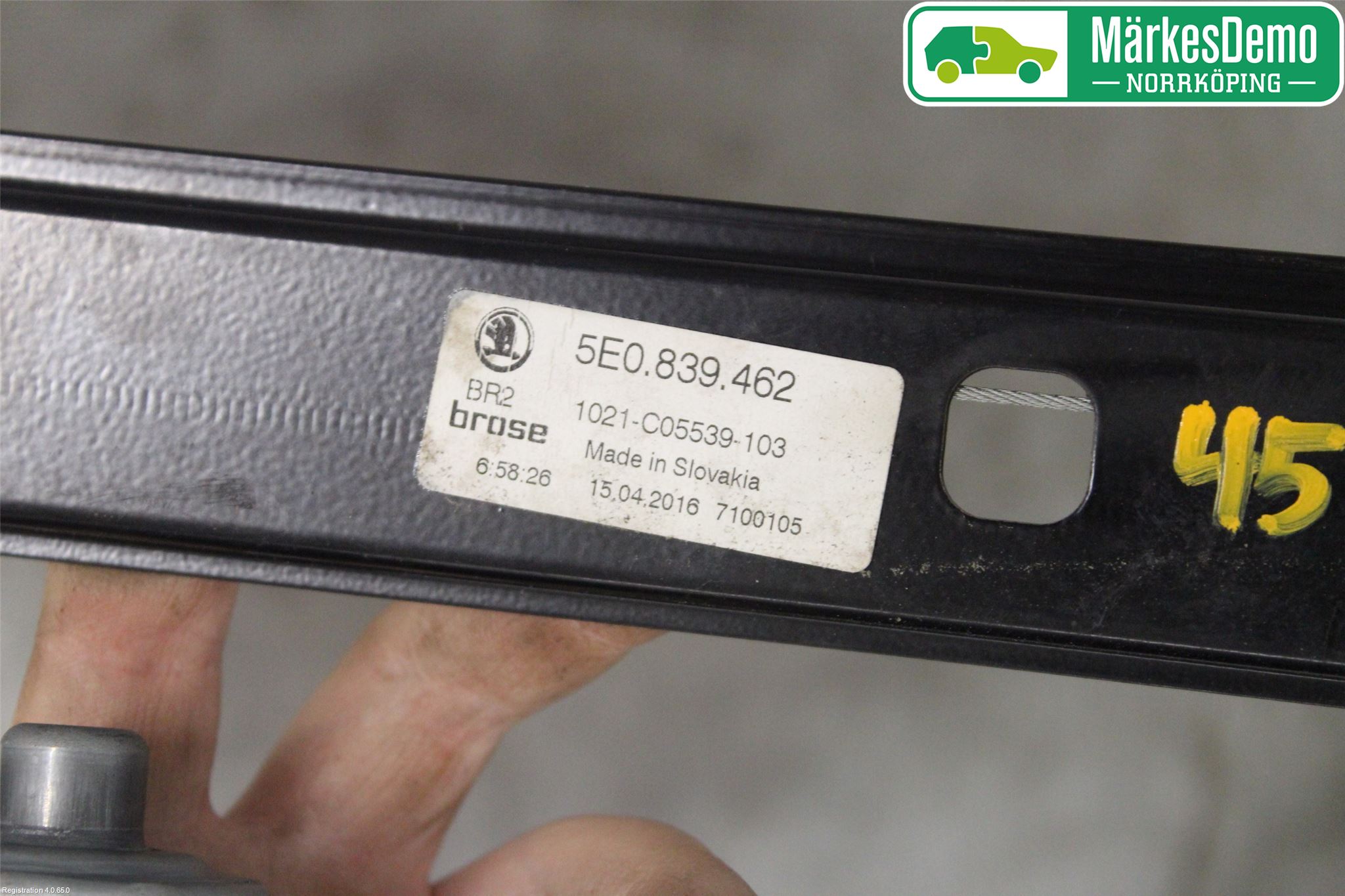 Skoda OCTAVIA (5E) 13-20 Fönsterhiss El Kompl