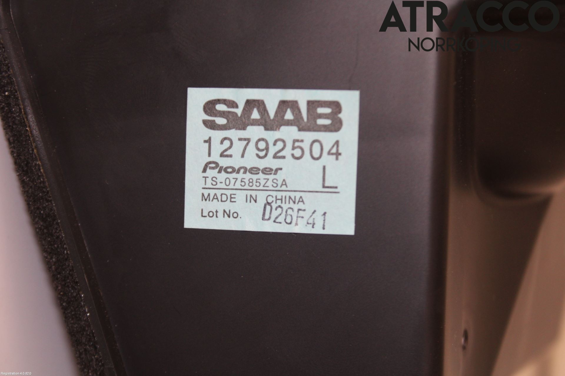 Saab 9-3 VER 2 Högtalare