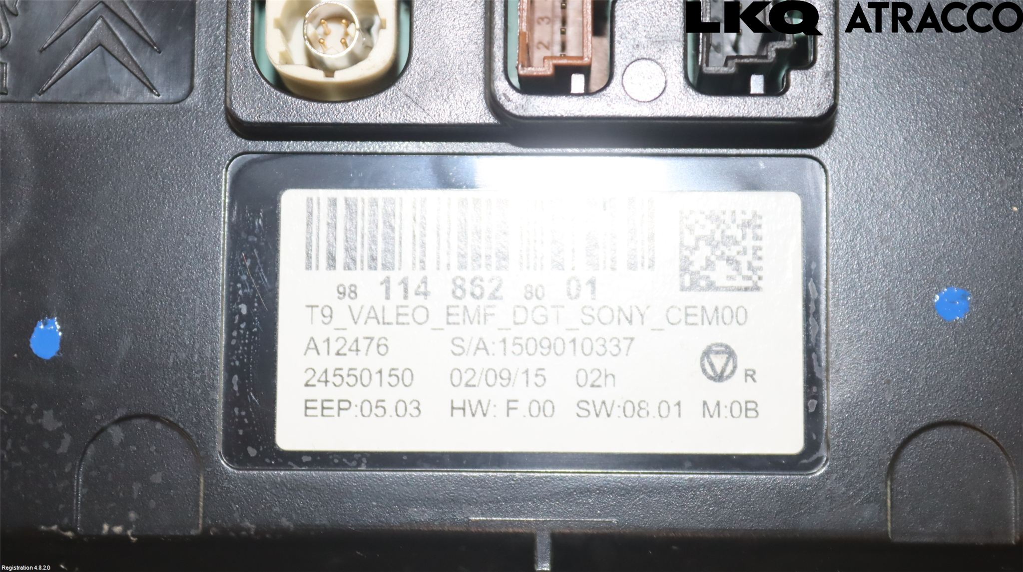 Peugeot 308 14-21 Multifunktionsdisplay