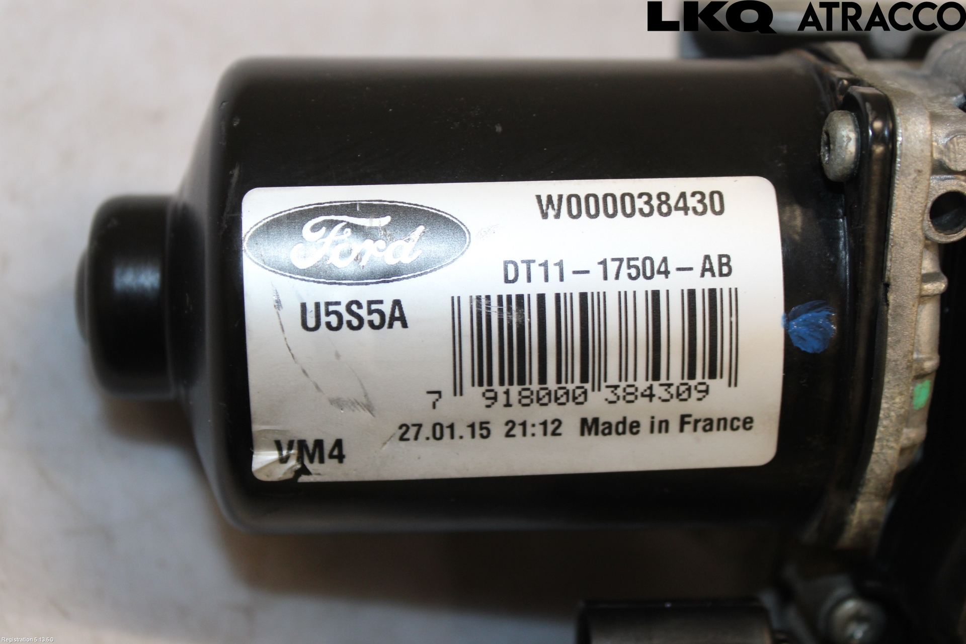 Ford TRANSIT/TOURNEO CONNECT 13-22 Torkarmotor Vindruta