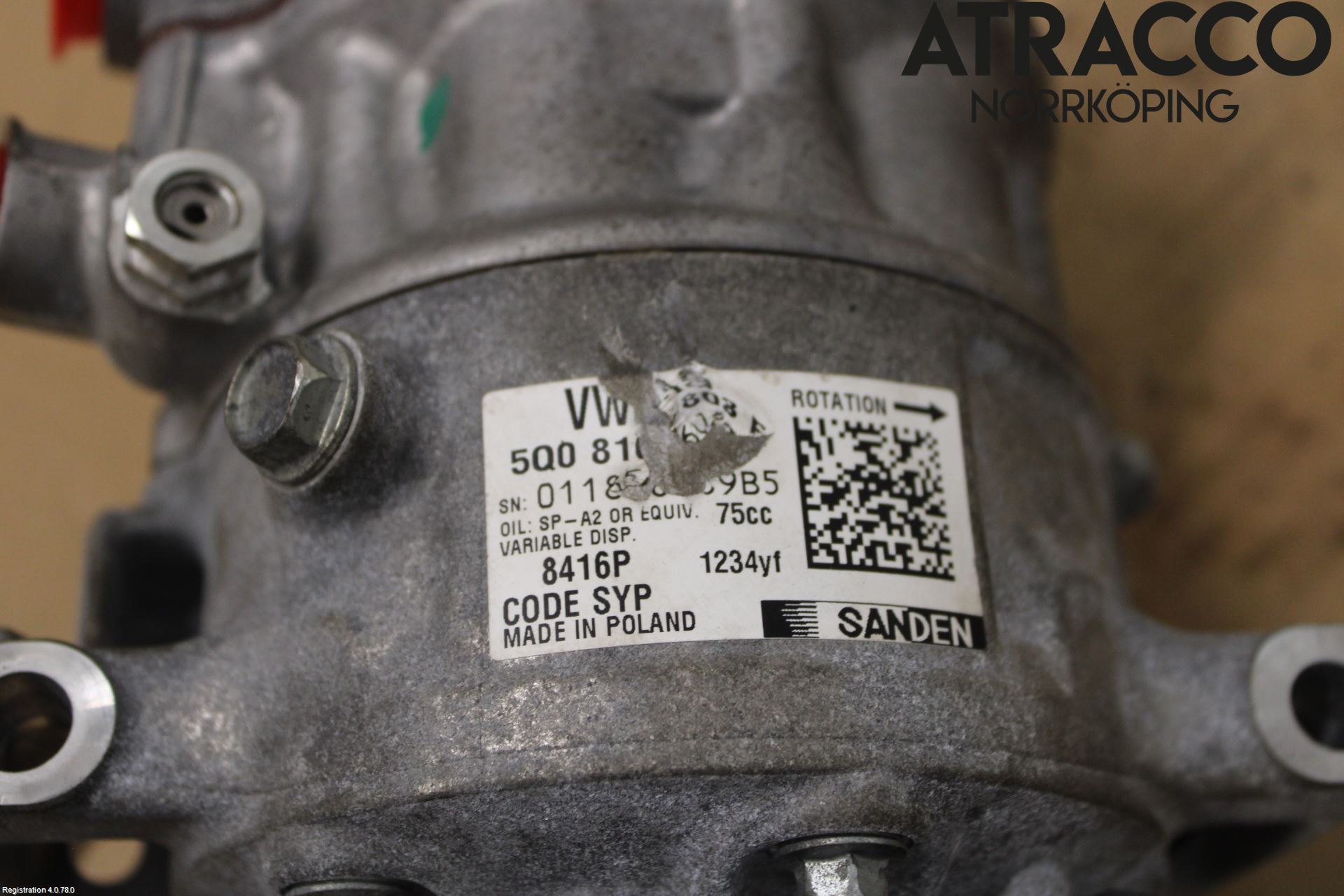 Volkswagen VW GOLF / E-GOLF VII 13-20 Ac Kompressor