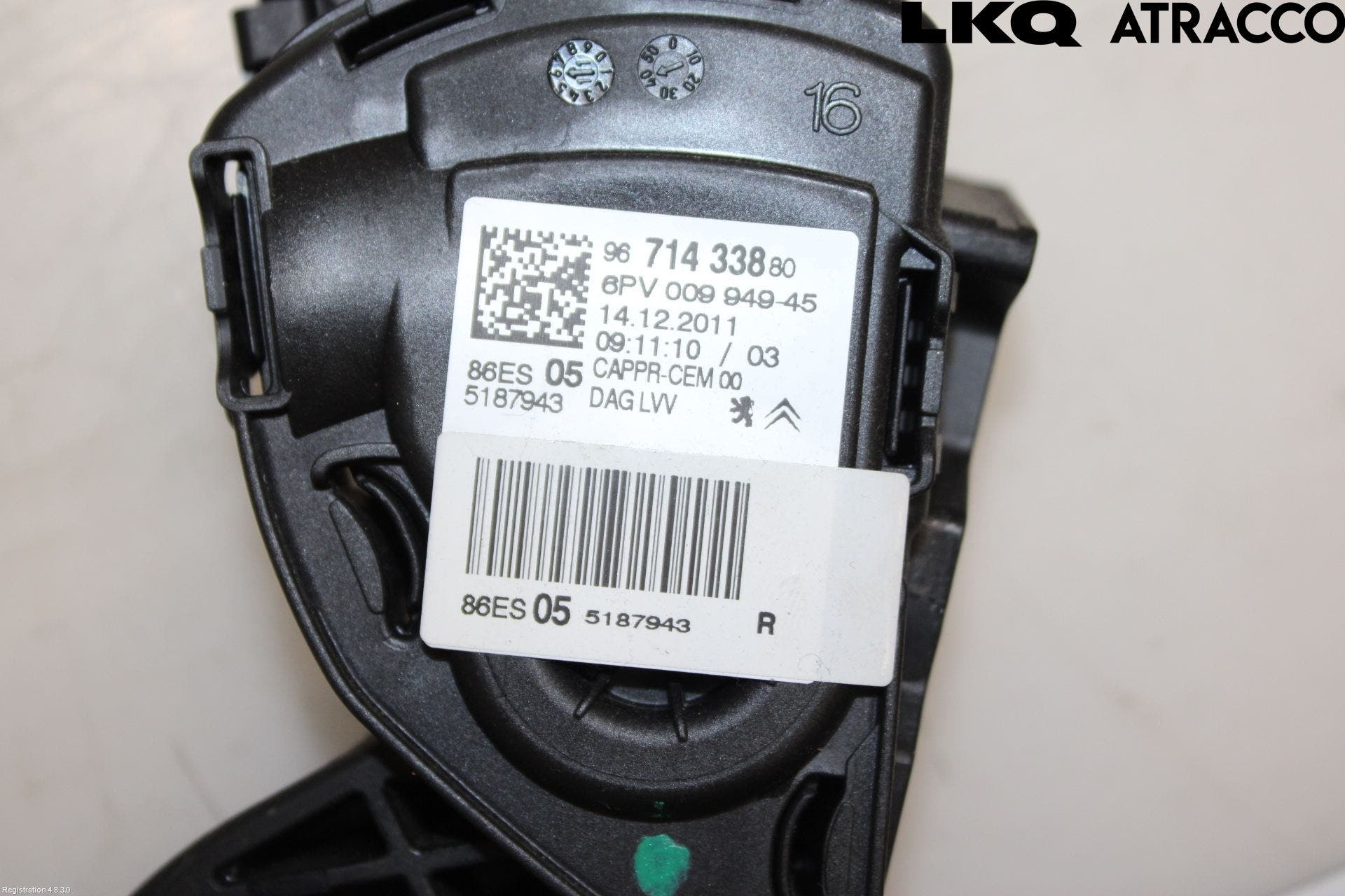 Peugeot 308 08-13 Gaspedal