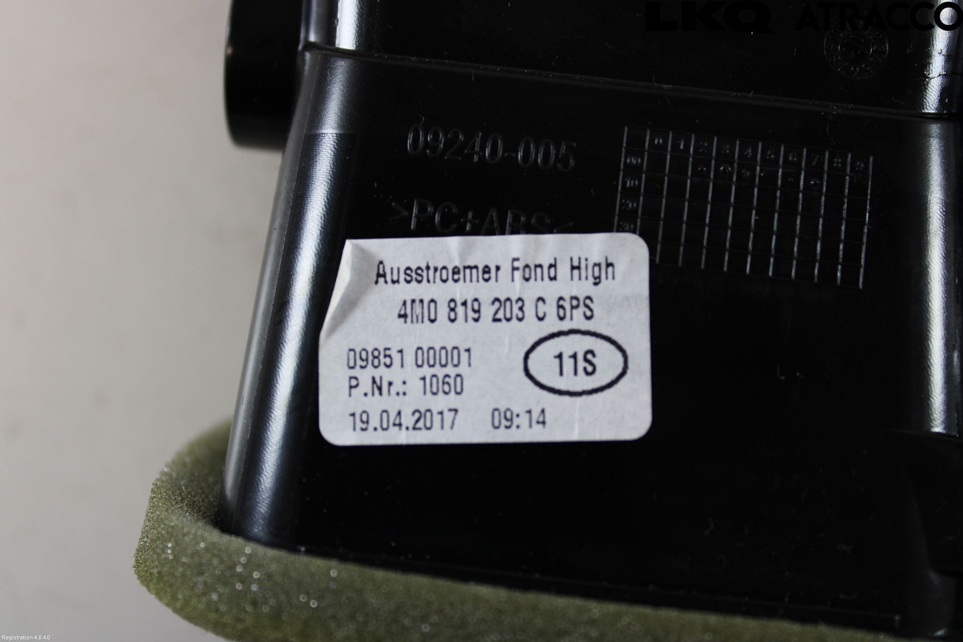 Audi Q7/SQ7 Defrosterkanal-Munstycke