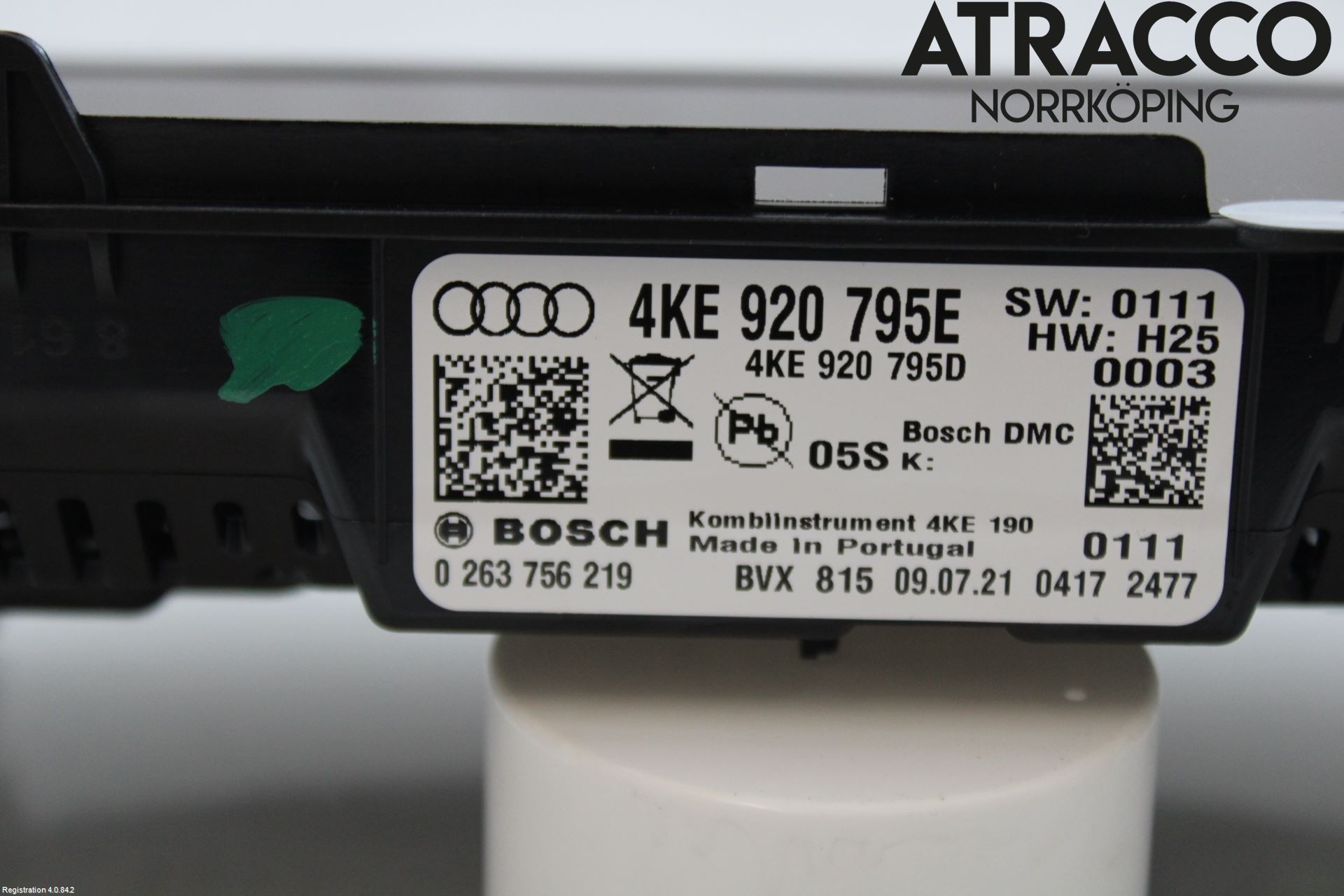 Audi E-TRON GT FW 21- Instrument Komb