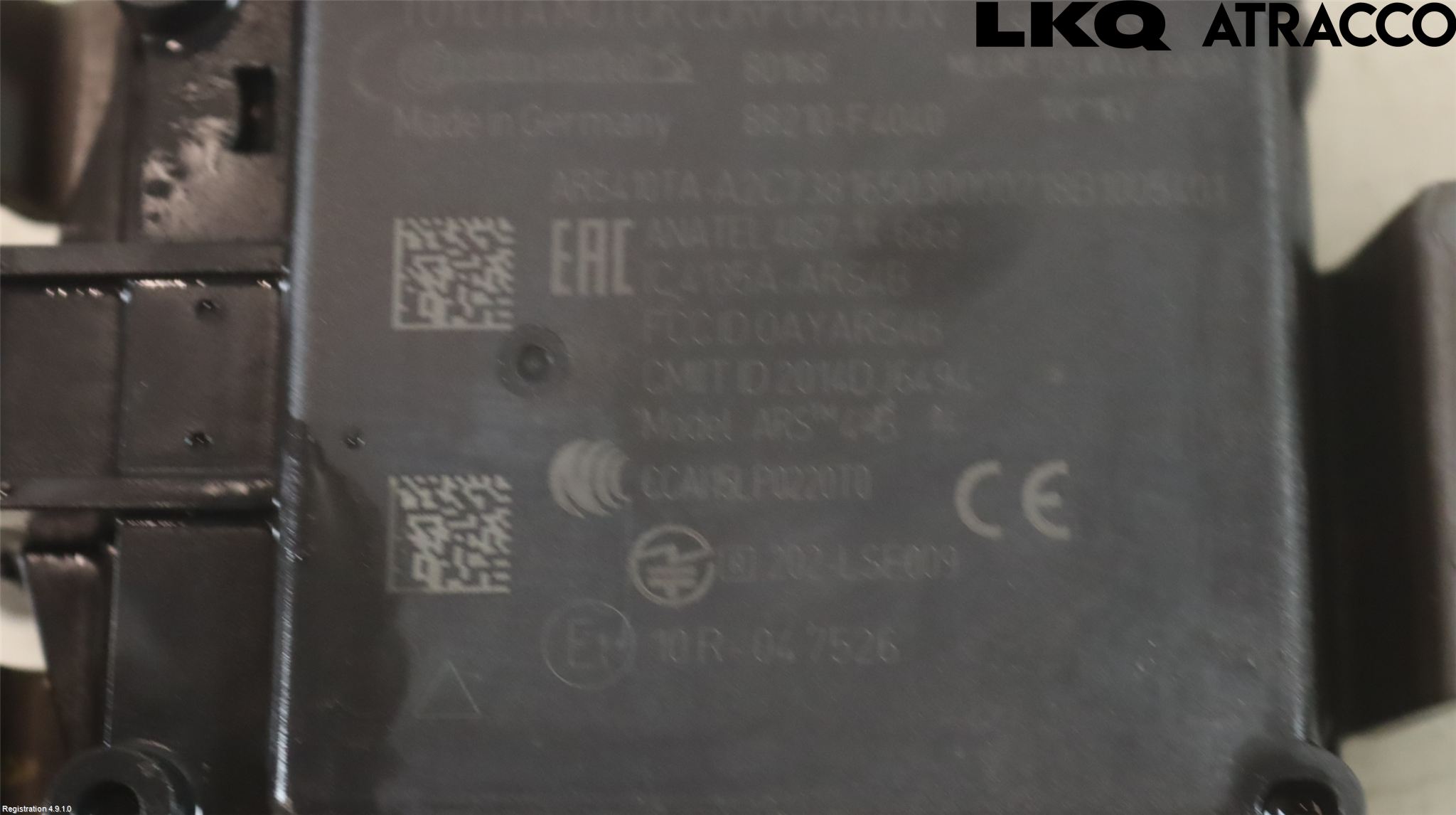 Toyota C-HR 16-23 Sensor Aktivt Kollisionsskydd
