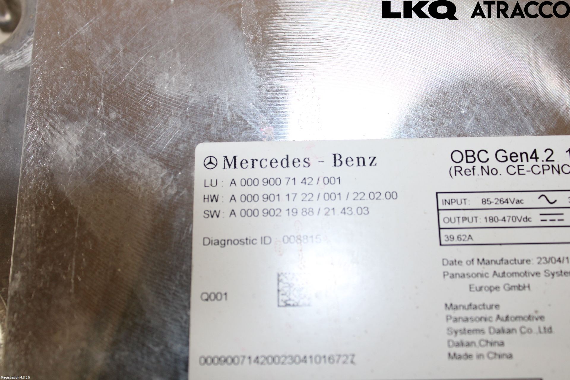Mercedes-Benz MB EQE (V295) 22- Batteriladdare Högspänning