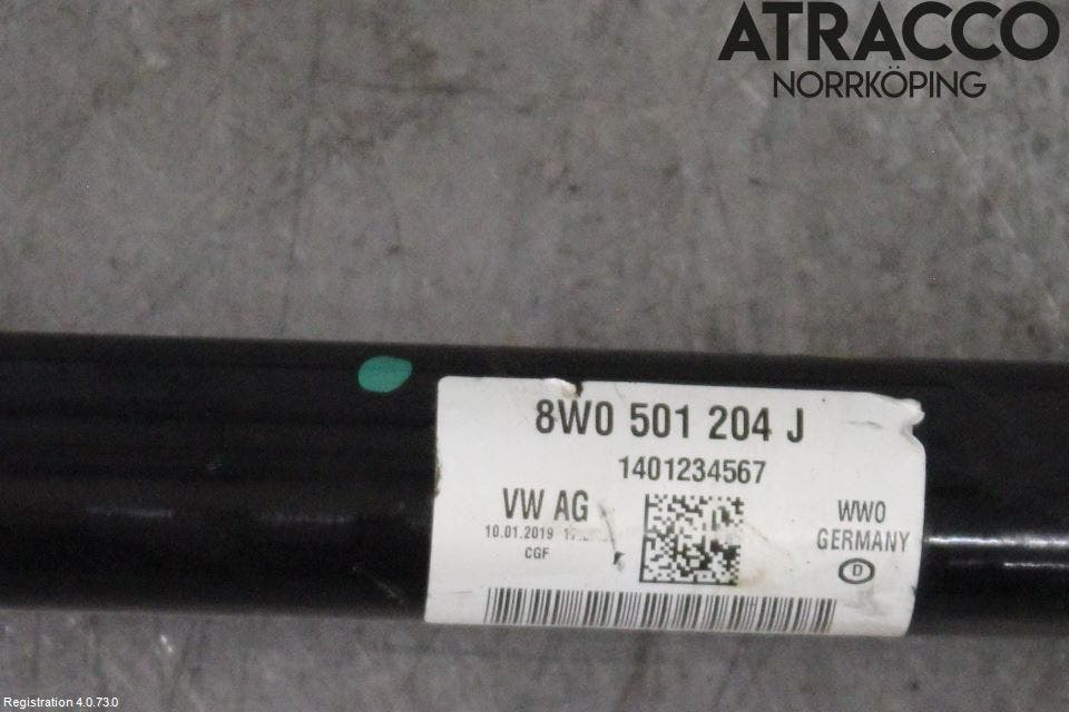 Audi A5 17- Drivaxel Bak Höger