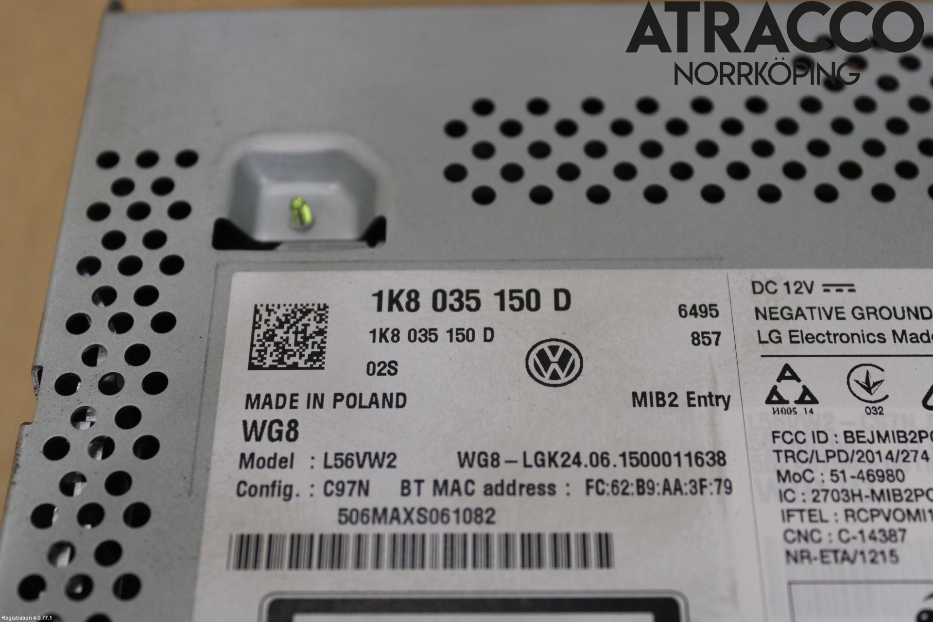 Volkswagen VW TRANSP/CARAVELLE (T6) 16-22 Cd Radio - Multimediapanel