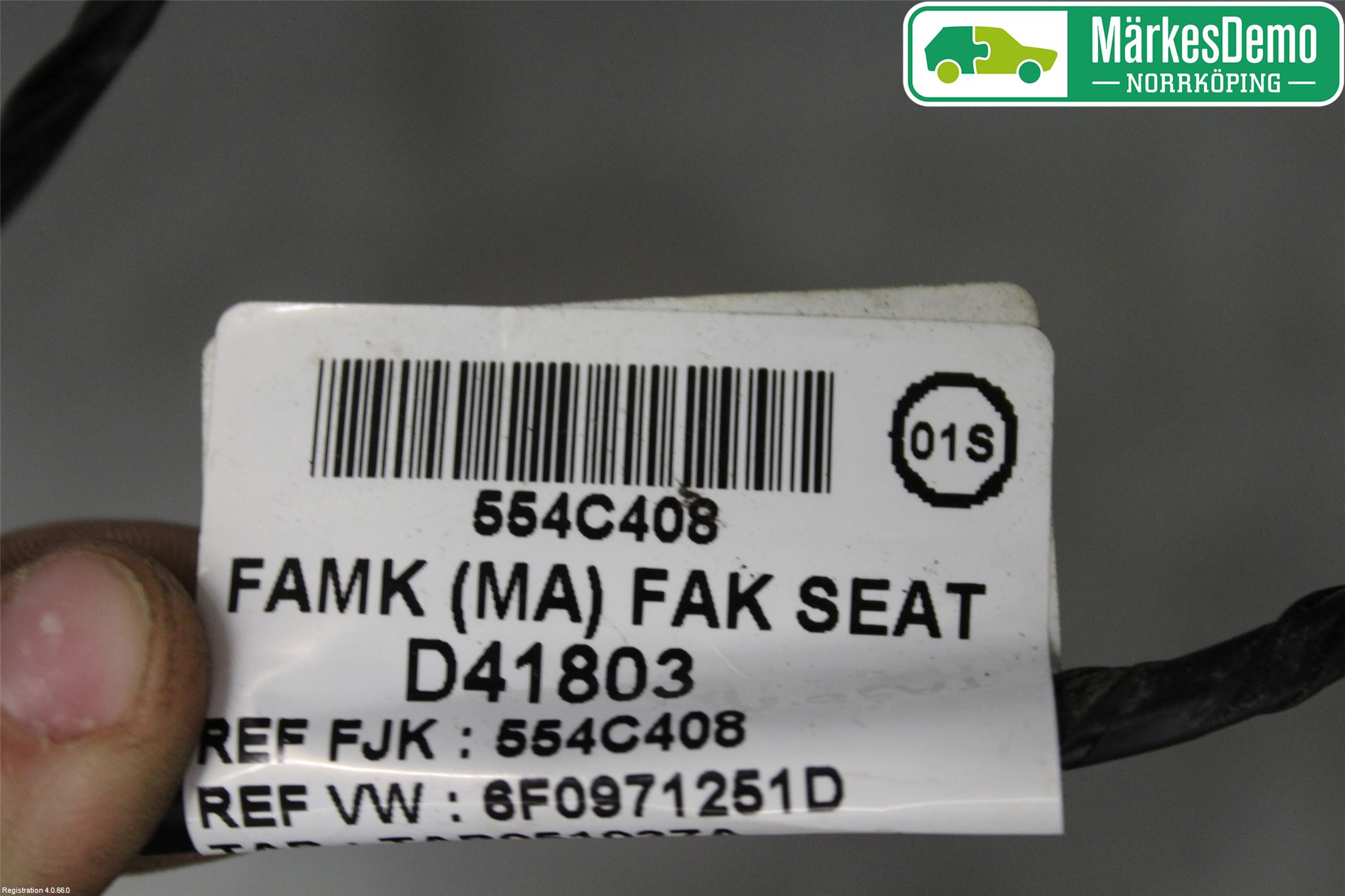 Seat IBIZA V 17-20 Parkeringshjälp Backsensor