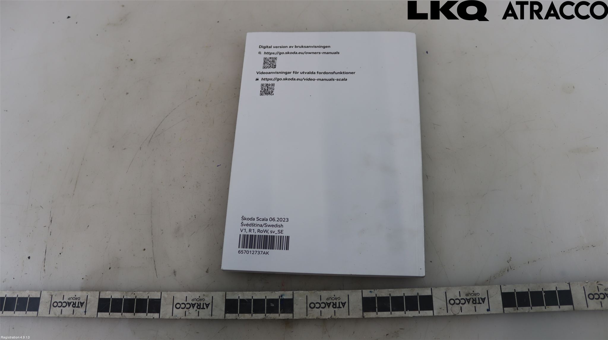 Skoda SCALA 19- Instruktionsbok