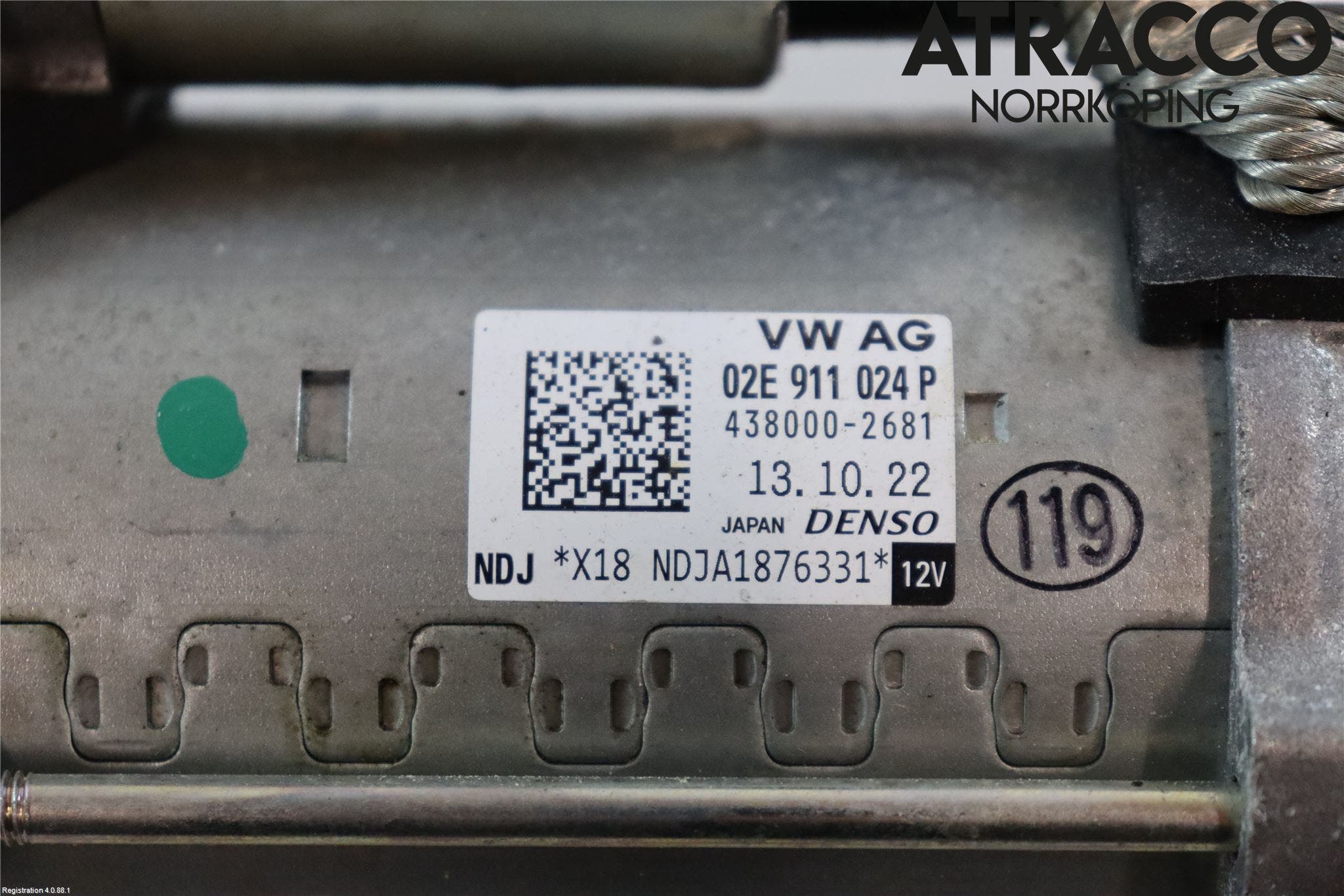 Audi Q3 F3 19- Startmotor