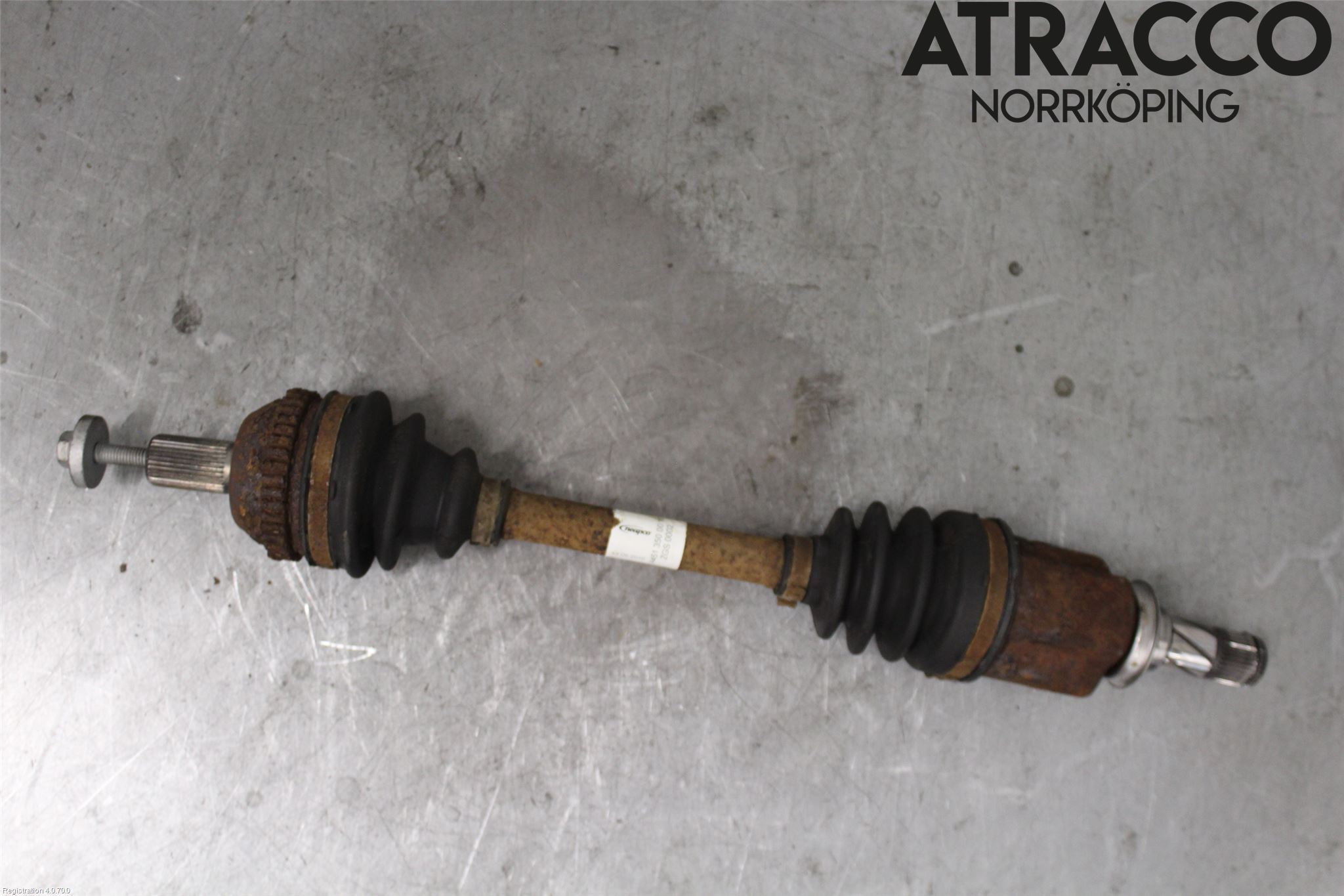 Smart FORTWO II 07-14 Drivaxel Bak Vänster