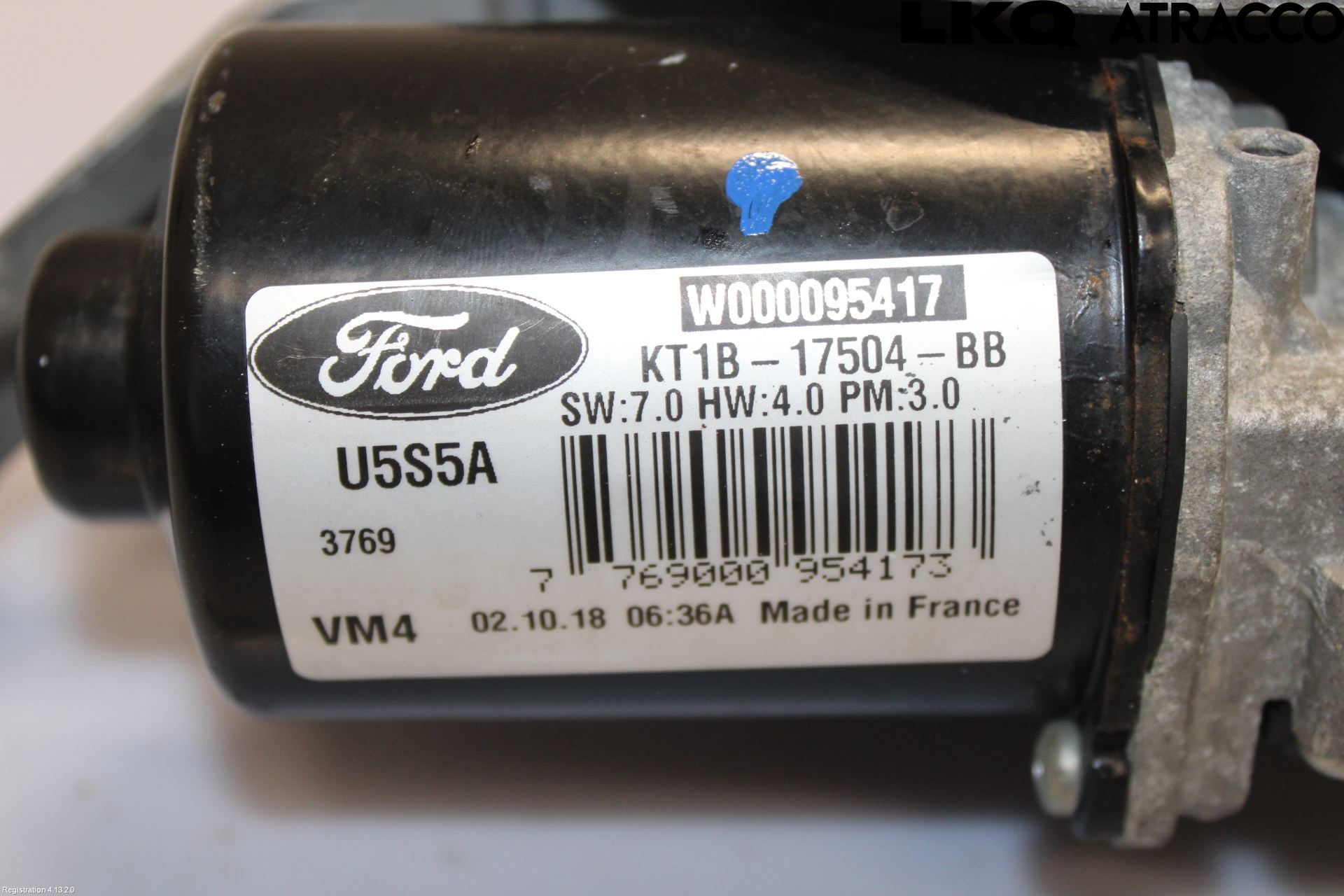 Ford TRANSIT/TOURNEO CONNECT 13-22 Torkarmotor Vindruta