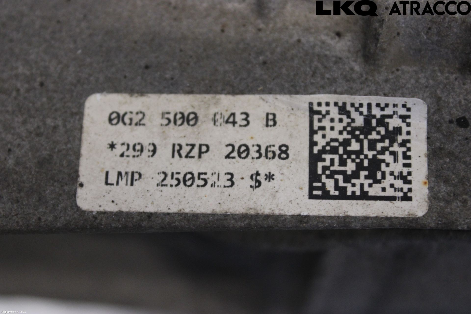 Volkswagen VW TOUAREG CR 18- Bakväxel-Diff