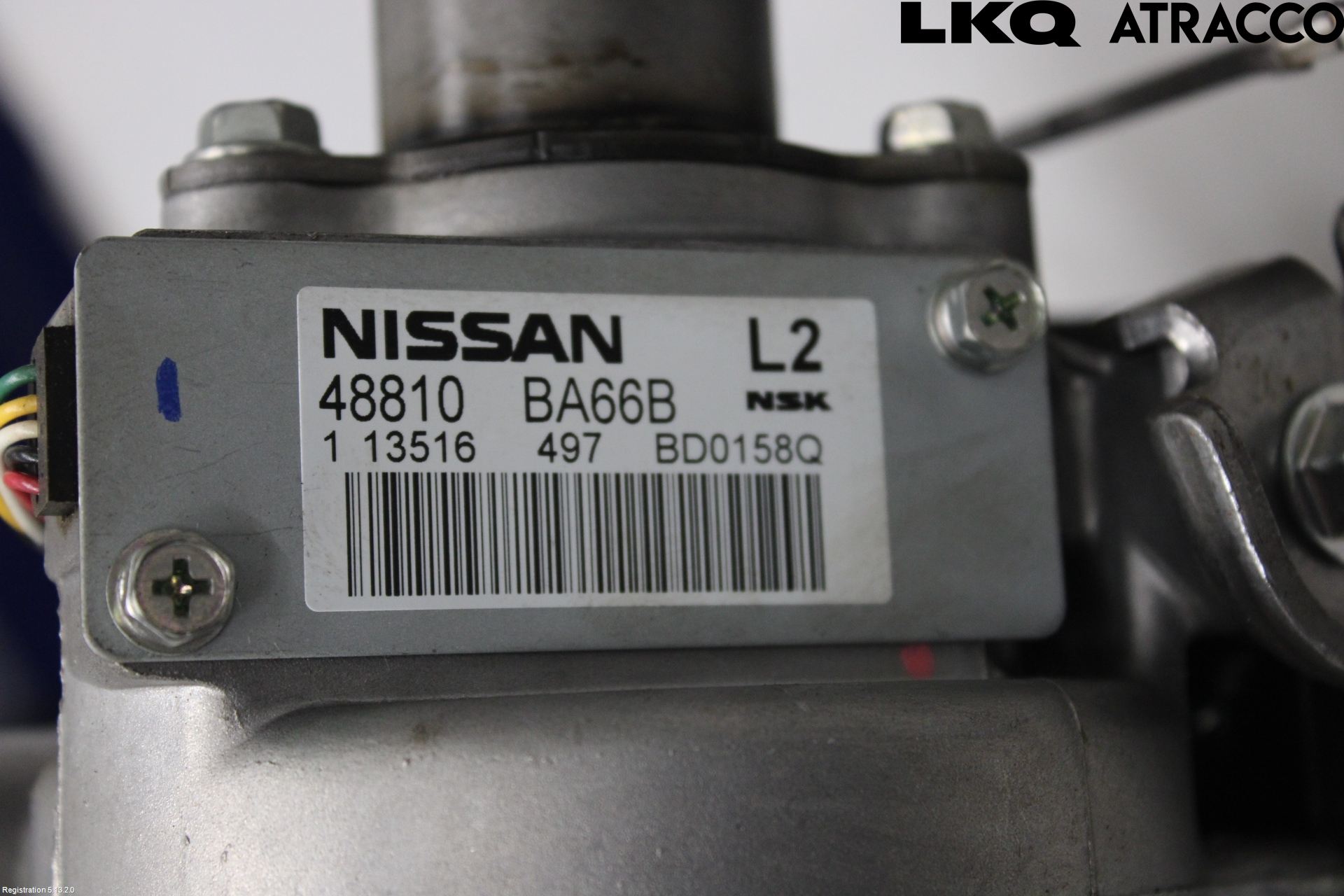 Nissan JUKE 10-14 Rattaxelagg Med Inb Servo